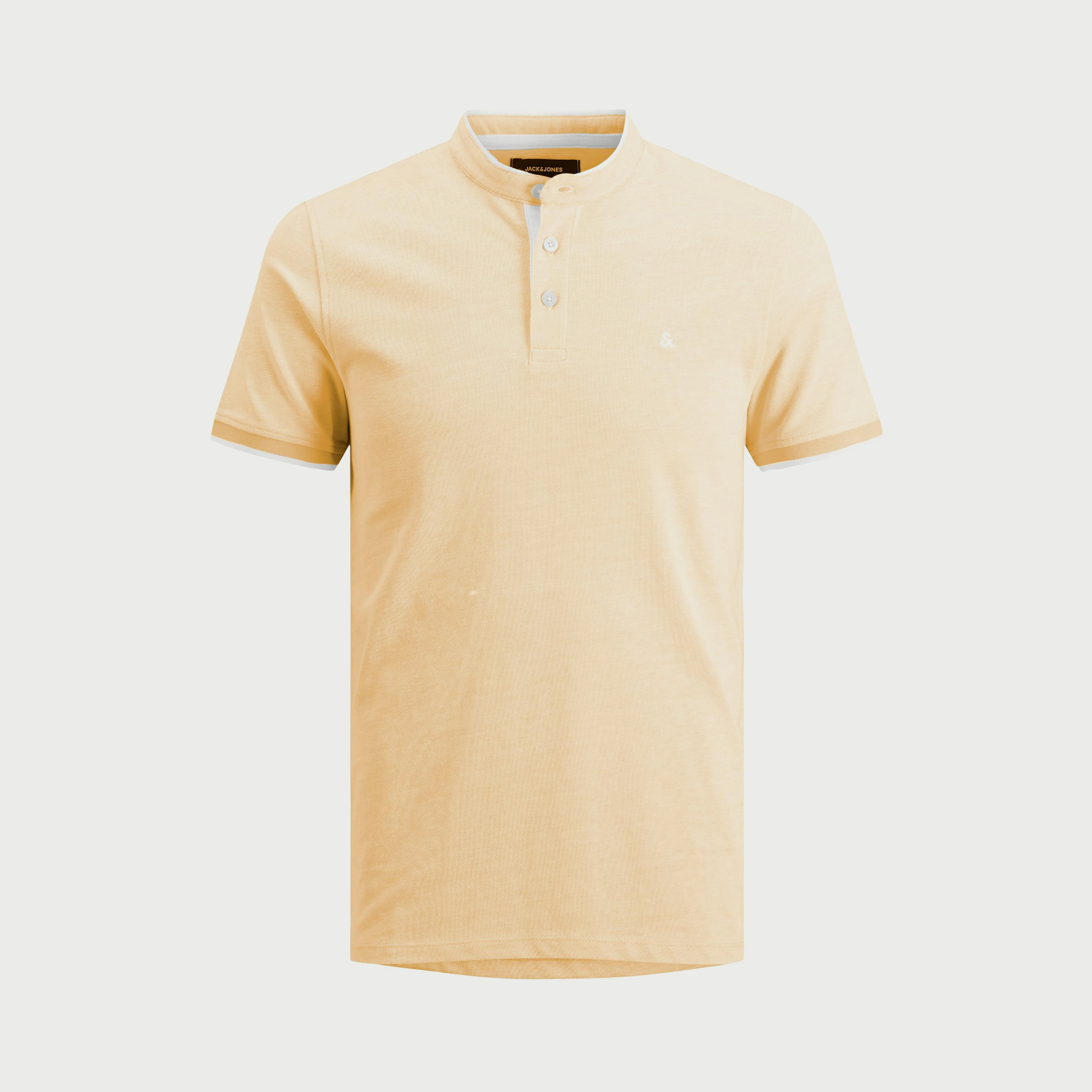 بولو تي شيرت من جاك آند جونز بأكمام قصيرة سادة-men-clothing-tshirtsandpolos-polos-image-5