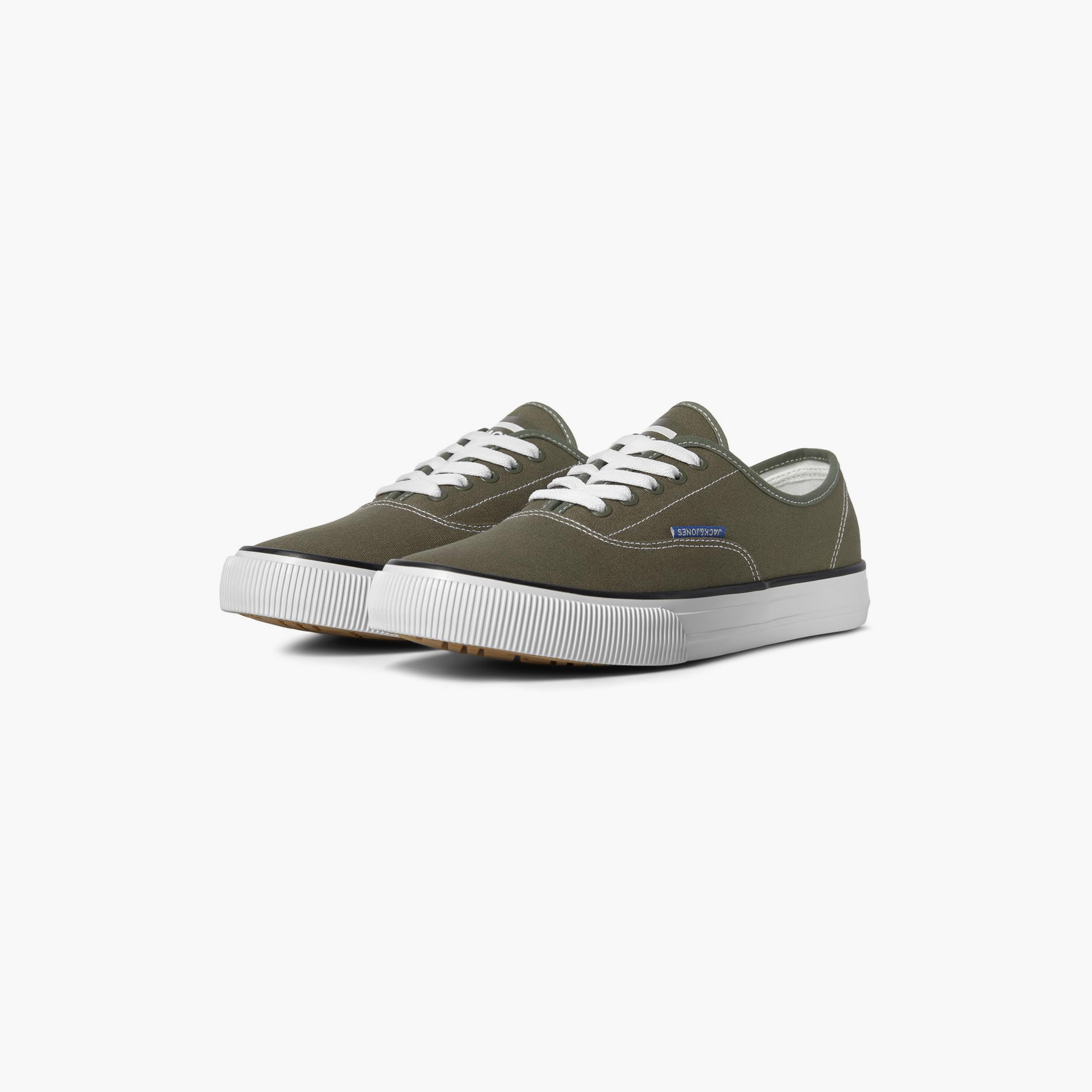 12201283 | سنيكرز ذو كانفاس من جاك آند جونز للرجال مع رباط برقبة منخفضة-men-shoes-sneakers-image-5