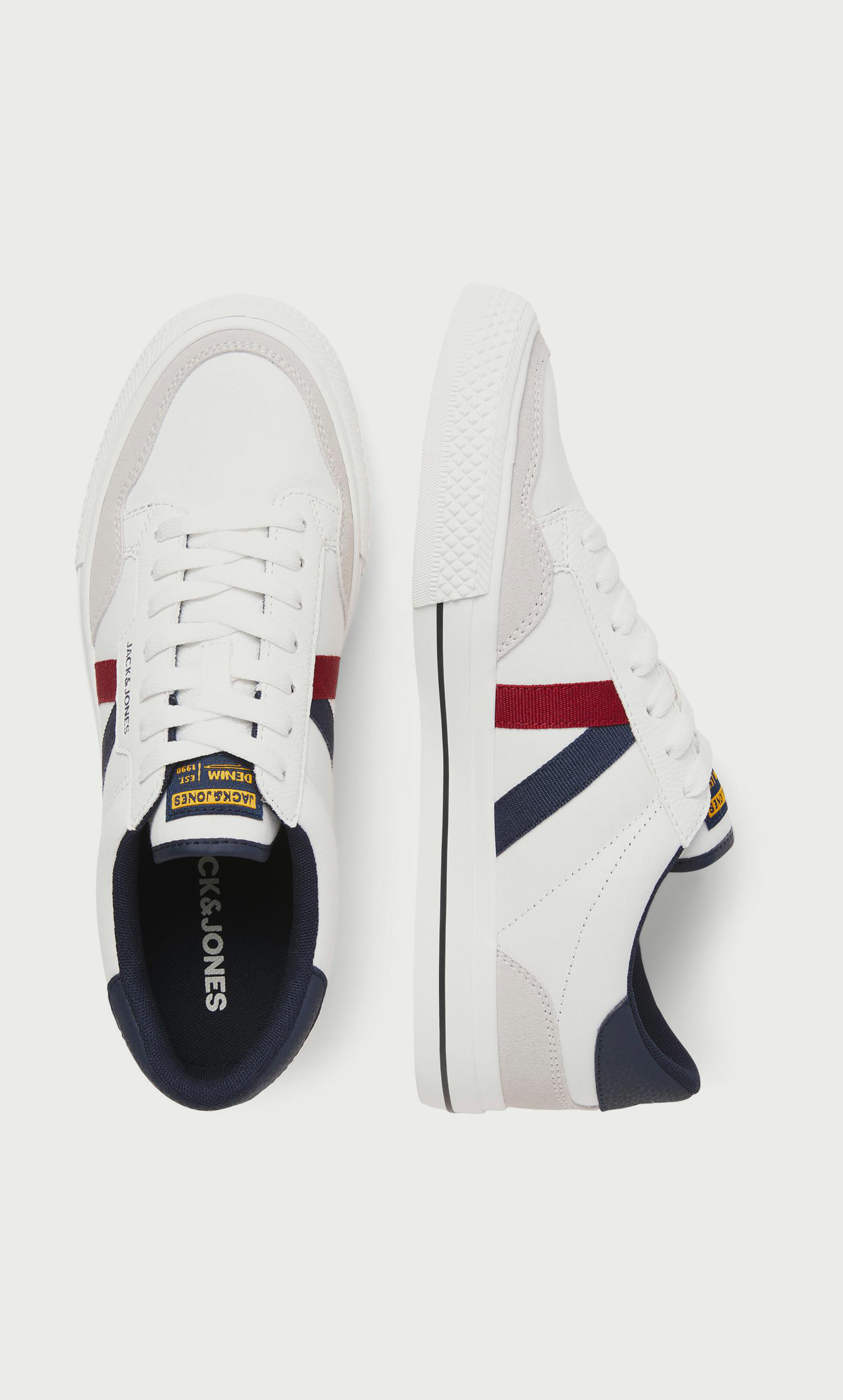 سنيكرز ذو جفوموردن من جاك آند جونز للرجال مع رباط برقبة منخفضة | 12203479-men-shoes-sneakers-image-3