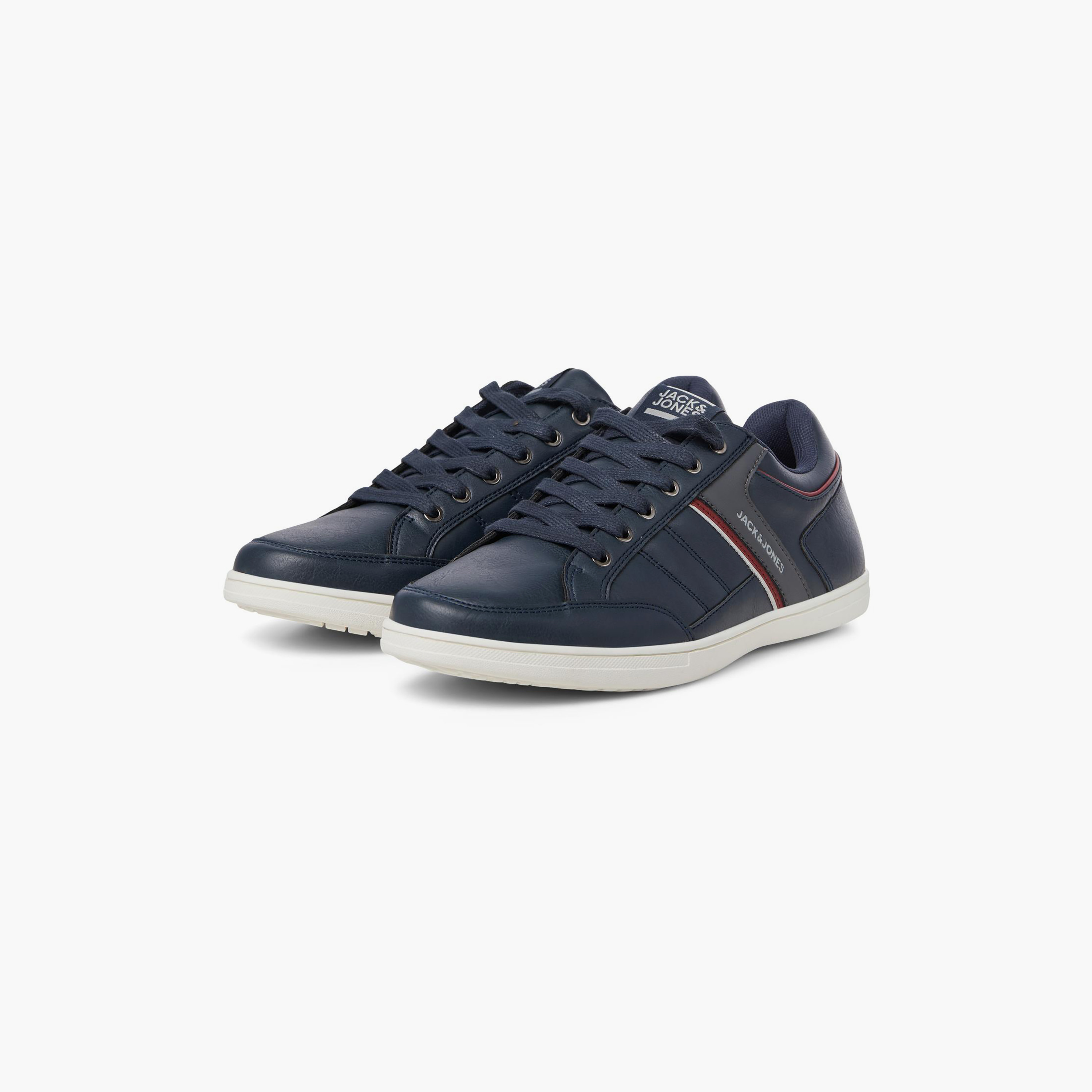 سنيكرز ذو جفوبرادفيلد من جاك آند جونز للرجال مع رباط برقبة منخفضة | 12203489-men-shoes-sneakers-image-1