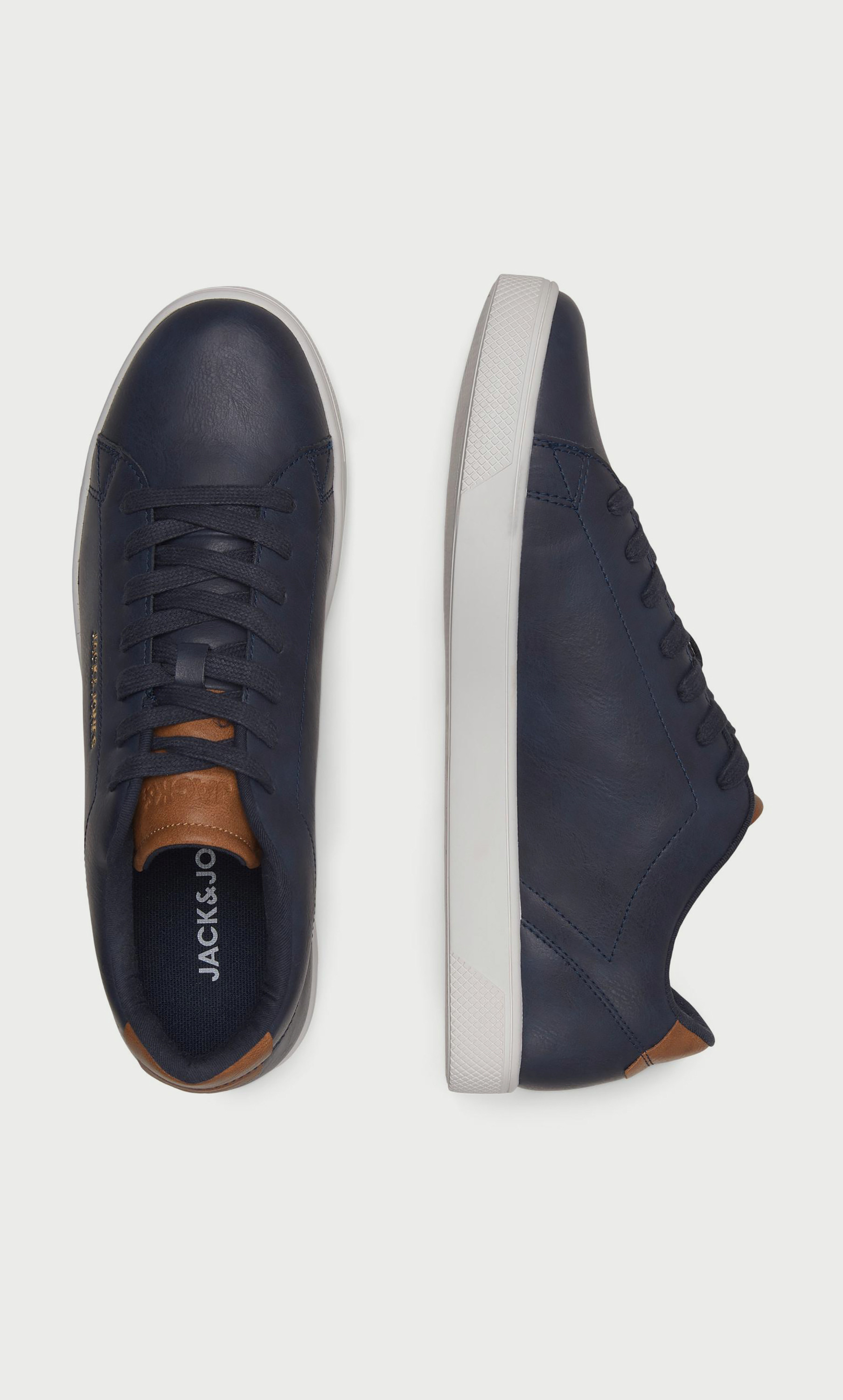 سنيكرز جاك آند جونز للرجال مع رباط برقبة منخفضة-men-shoes-sneakers-image-3