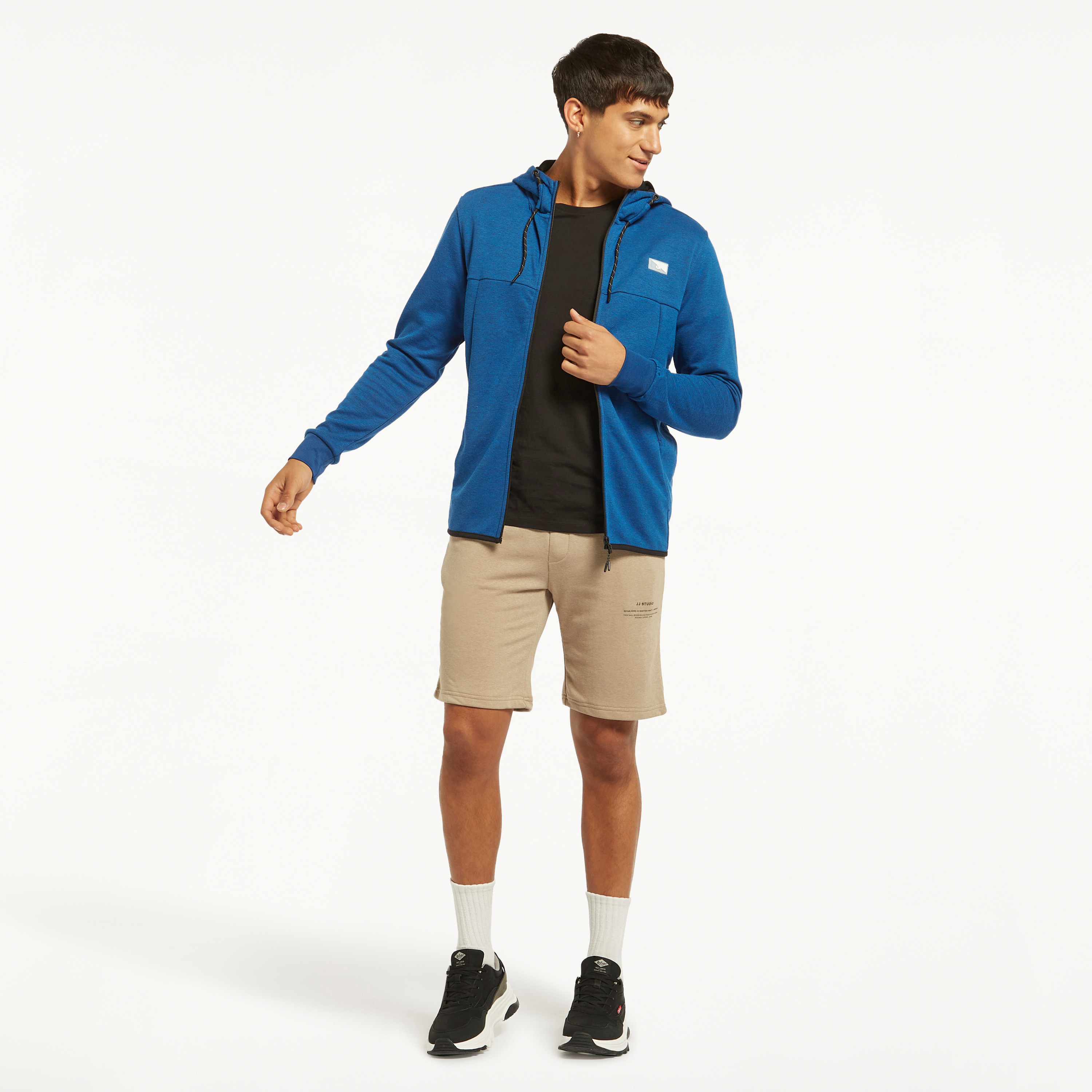 Jack & Jones Plain Hooded Neck Long Sleeves Sweatshirt-men-winterwear-hoodiesandsweatshirts-image-5