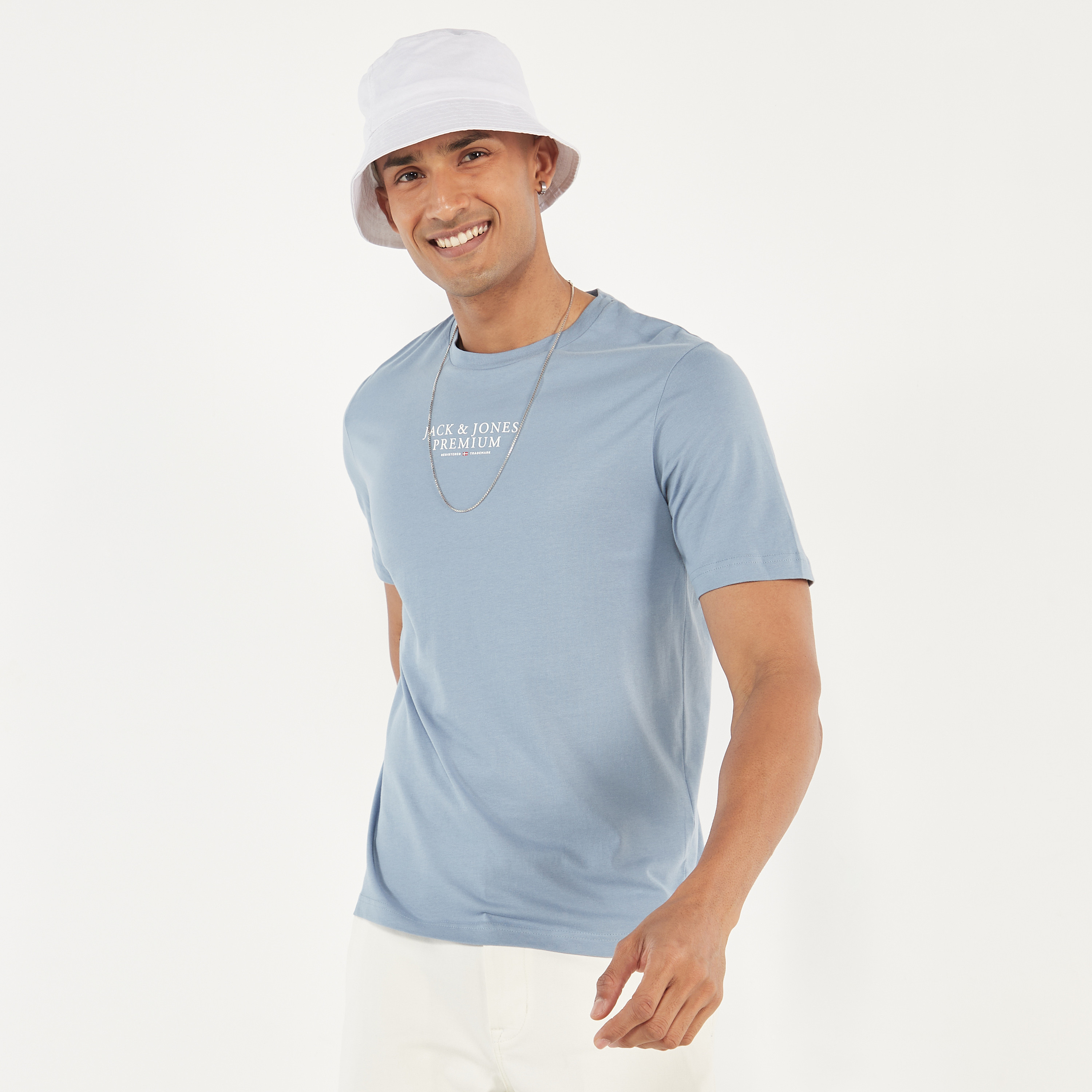 Jack & Jones Printed Crew Neck Short Sleeves T-Shirt-men-clothing-tshirtsandpolos-tshirts-image-1