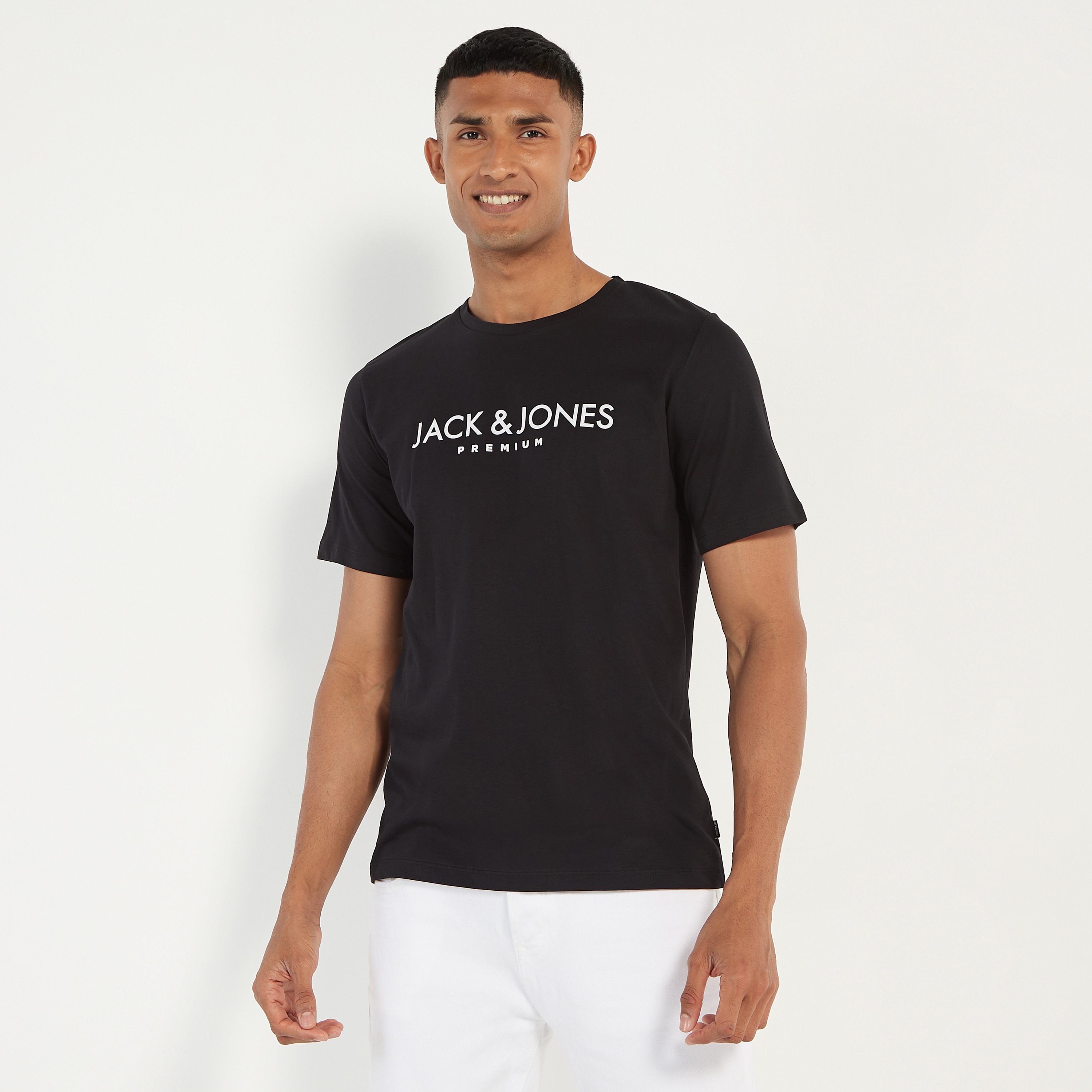 Jack & Jones Printed Crew Neck Short Sleeves T-Shirt-men-clothing-tshirtsandpolos-tshirts-image-1