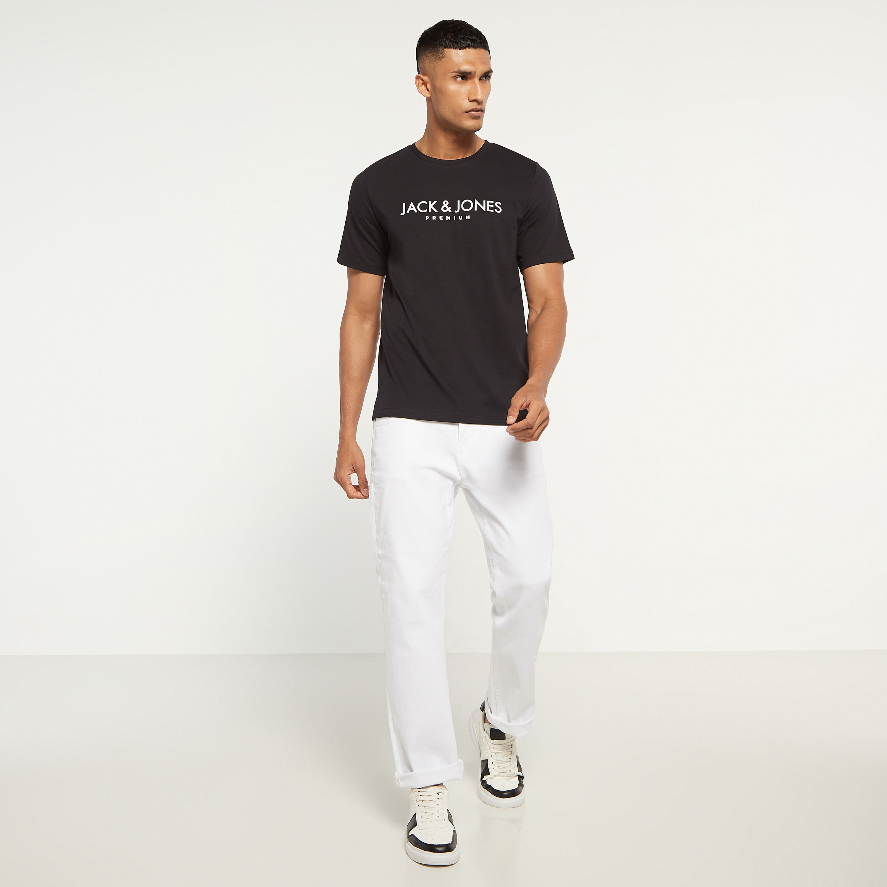 Jack & Jones Printed Crew Neck Short Sleeves T-Shirt-men-clothing-tshirtsandpolos-tshirts-image-2