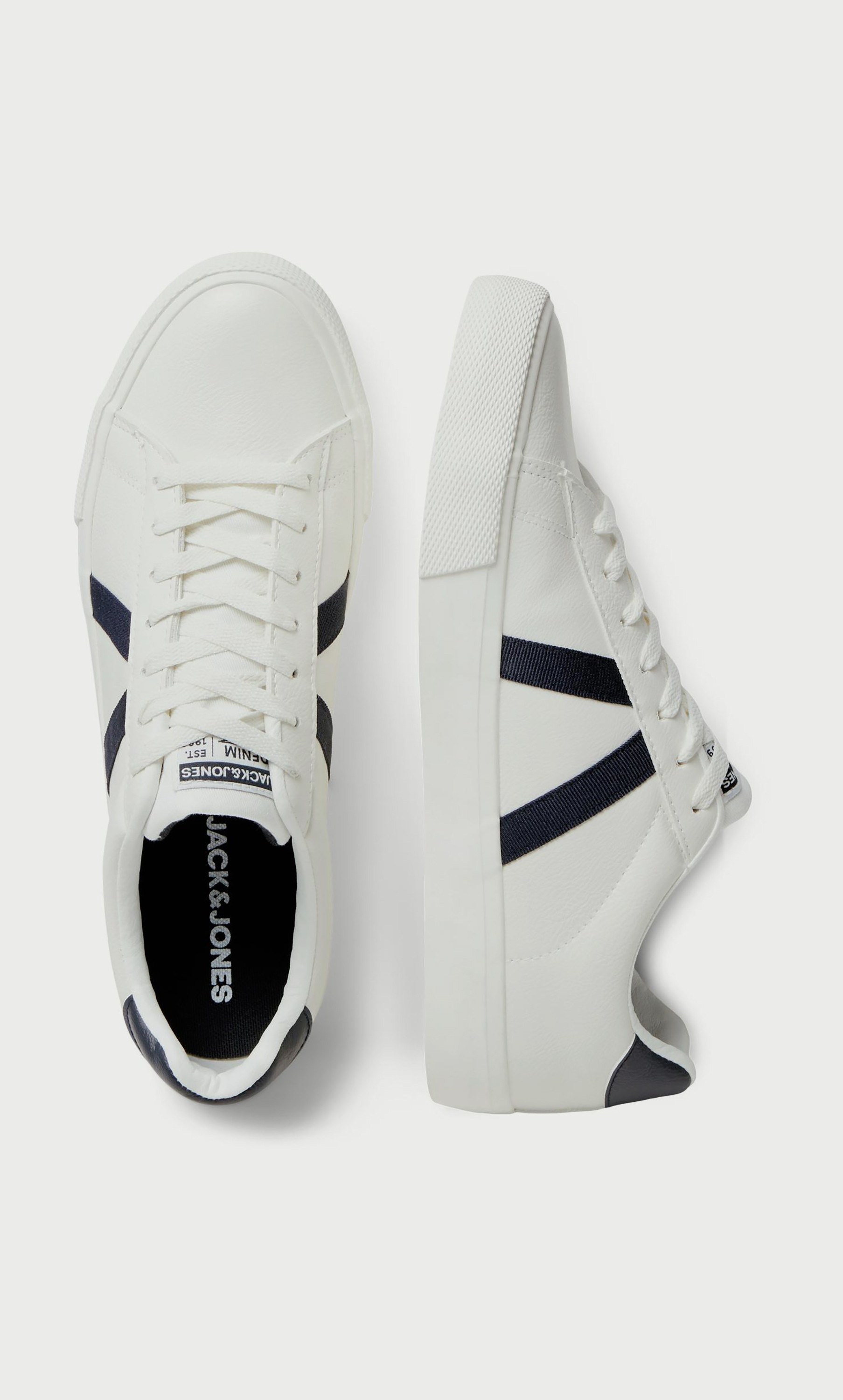 Jack & Jones Men's Low Top Lace Up Sneakers-men-shoes-sneakers-image-3