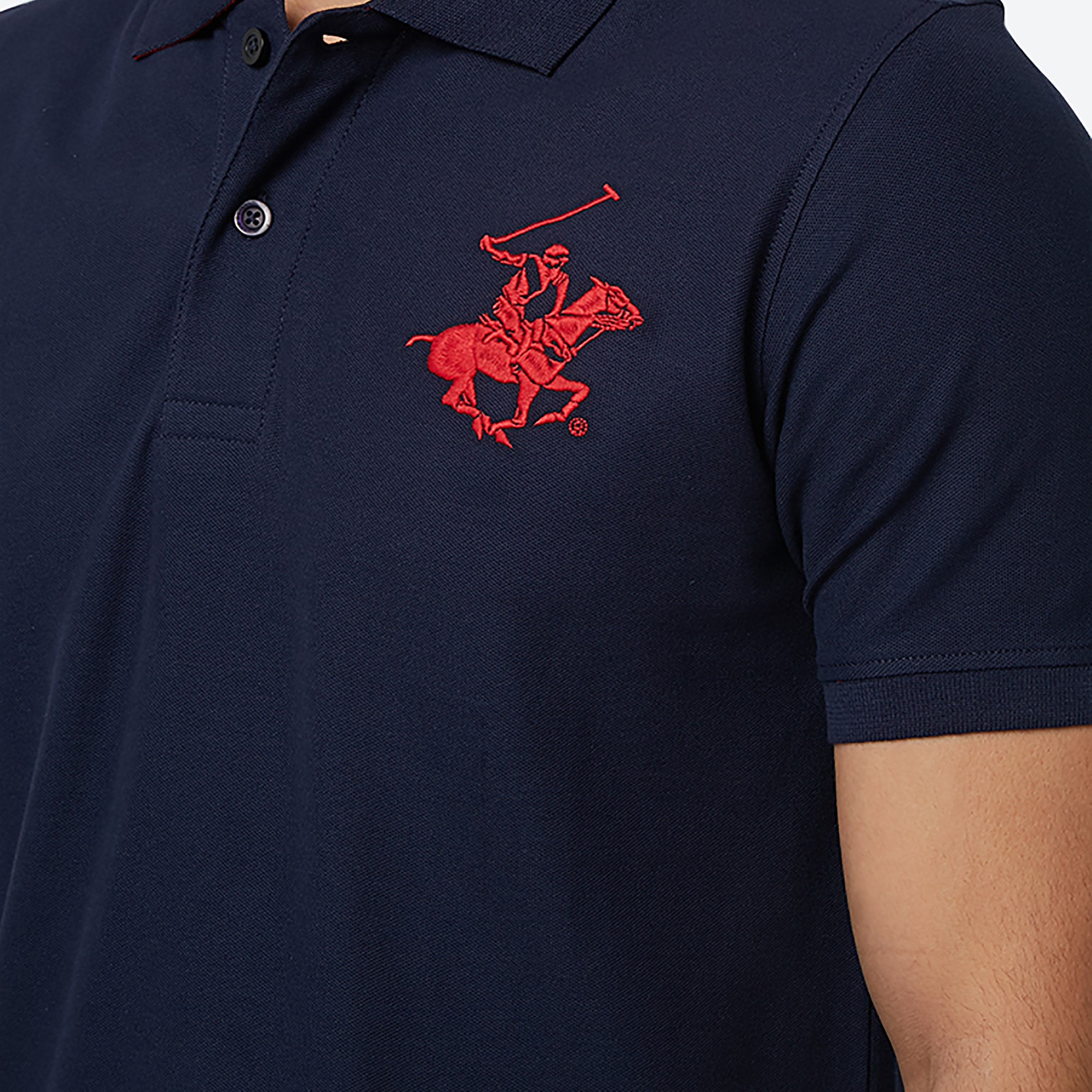 Beverly Hills Polo Club Logo Collared Short Sleeves Polo T-Shirt-men-clothing-tshirtsandpolos-polos-image-3