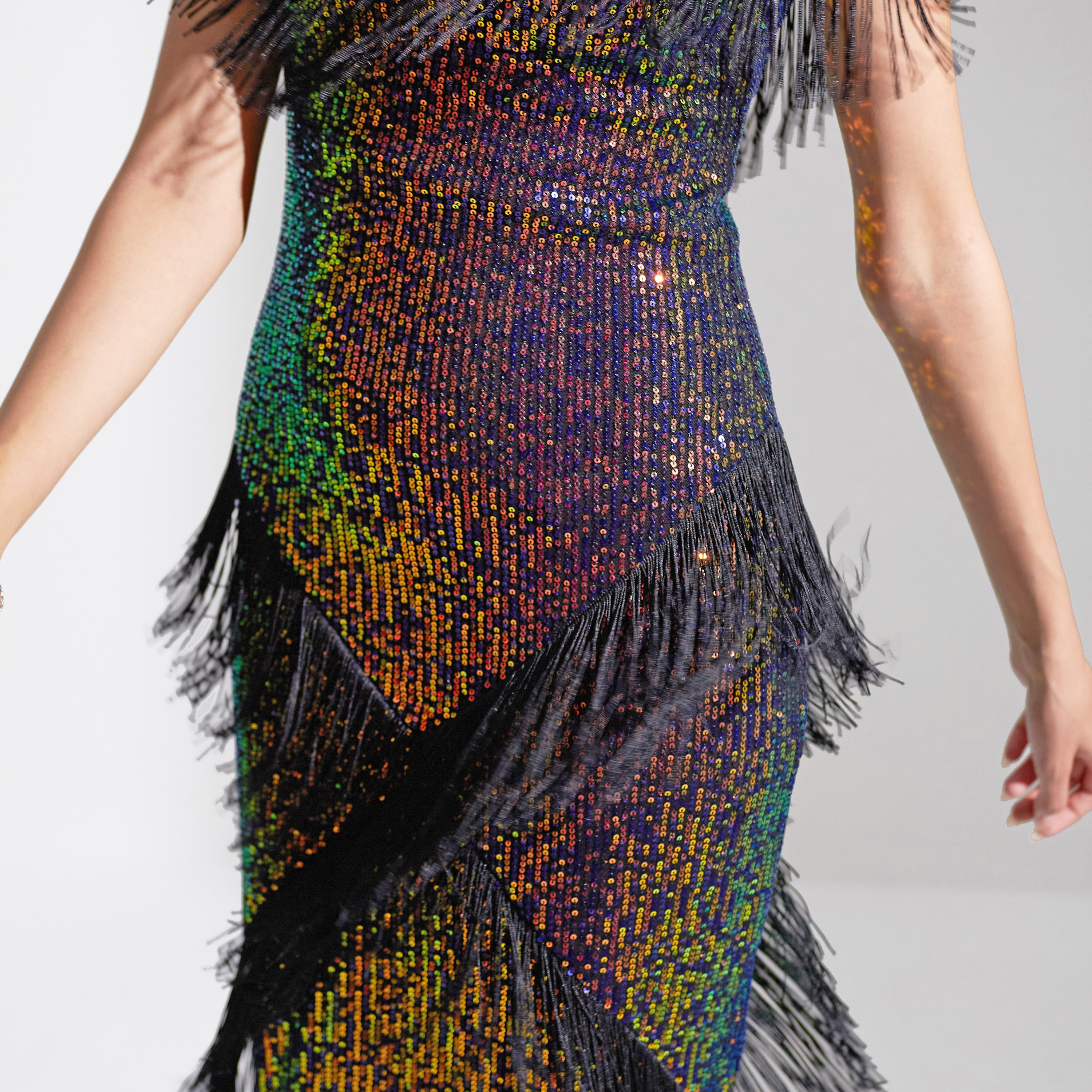 فستان ماكسي نسائي من أكاديا مزين بالترتر وطبقات من التول للسهرات-women-clothing-dresses-image-23
