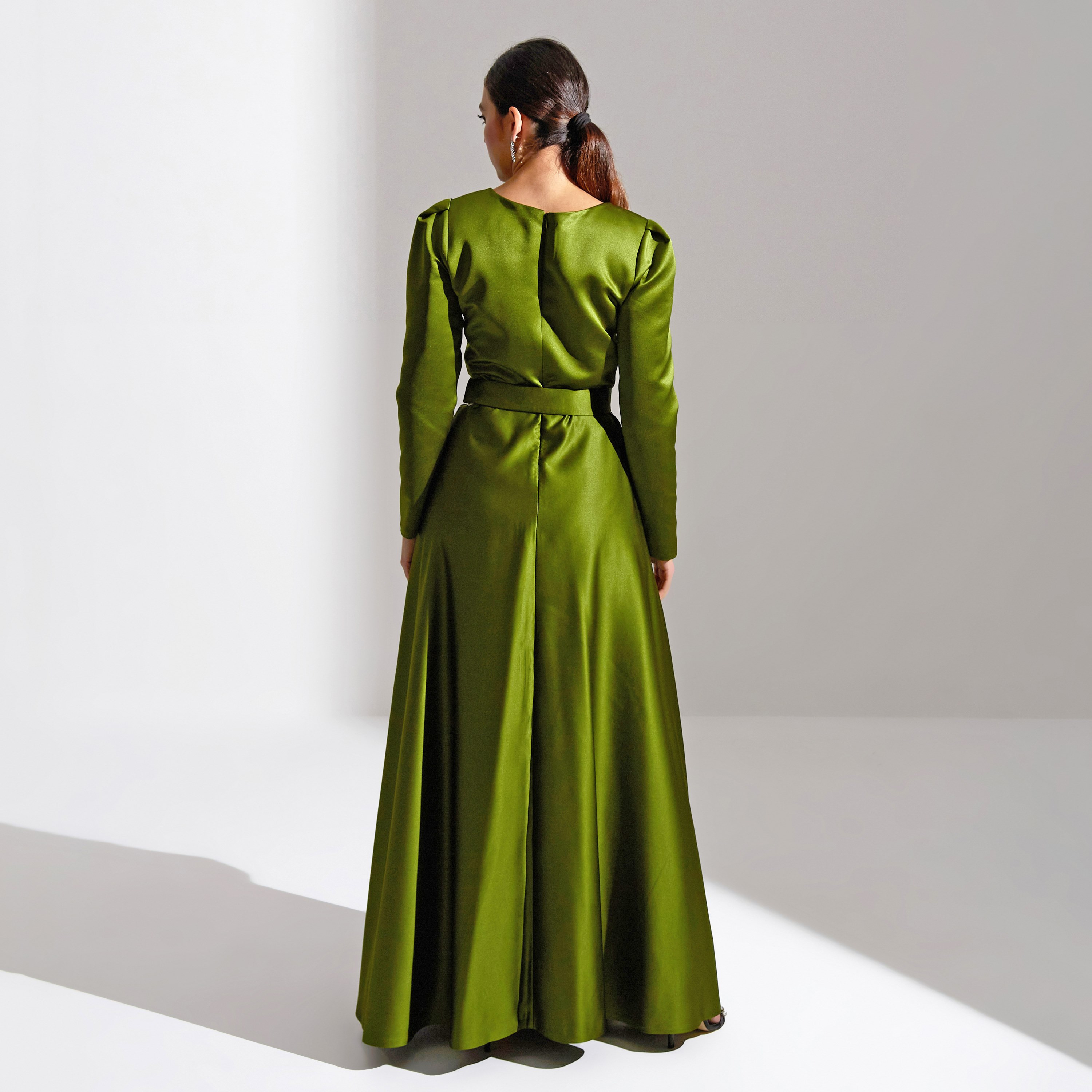 Akadia Crystal Flora Broch Satin Evening Women's Maxi Dress-women-clothing-dresses-image-16