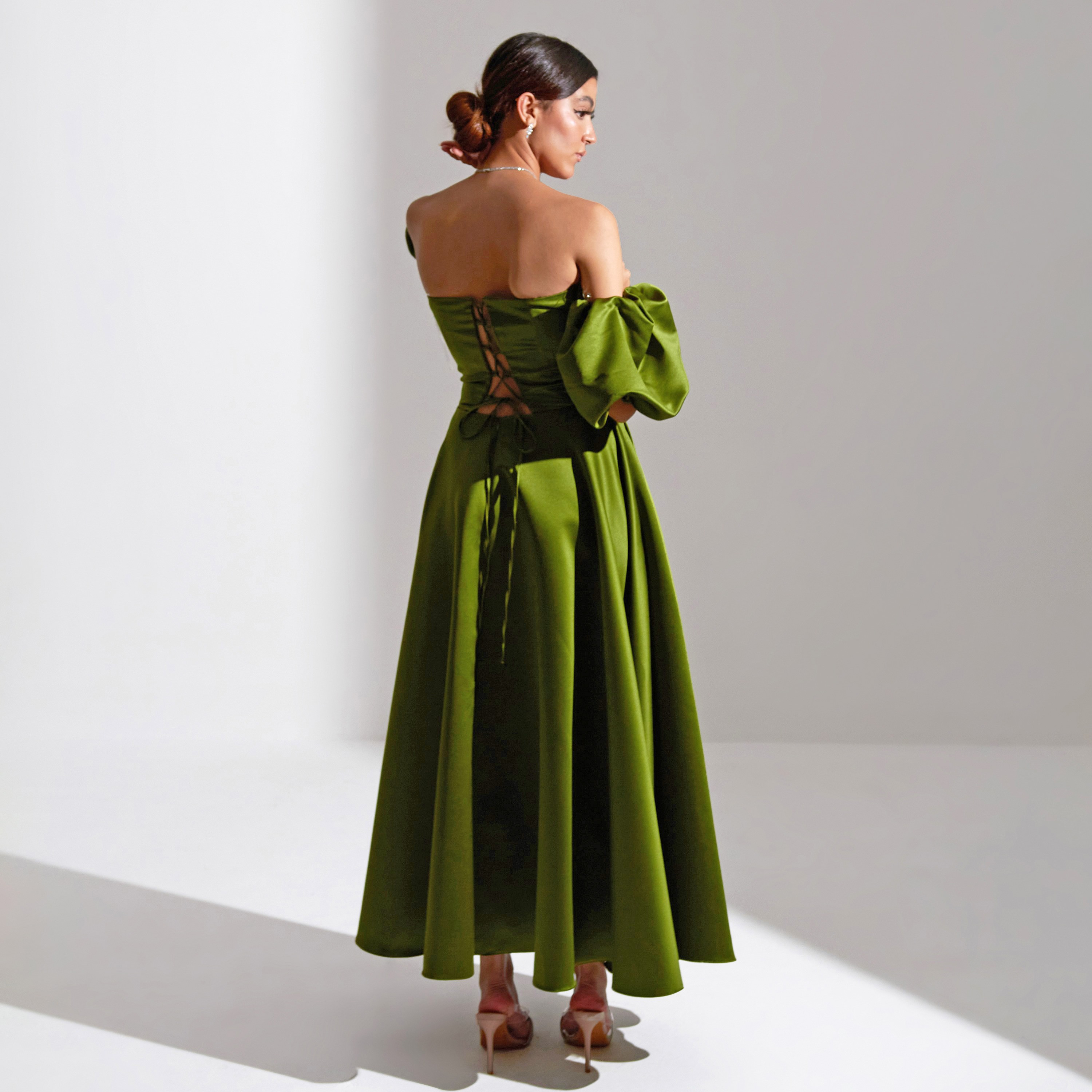 Akadia Off Shoulder Removable Sleeves Satin Evening Women's Maxi Dress-women-clothing-dresses-image-3