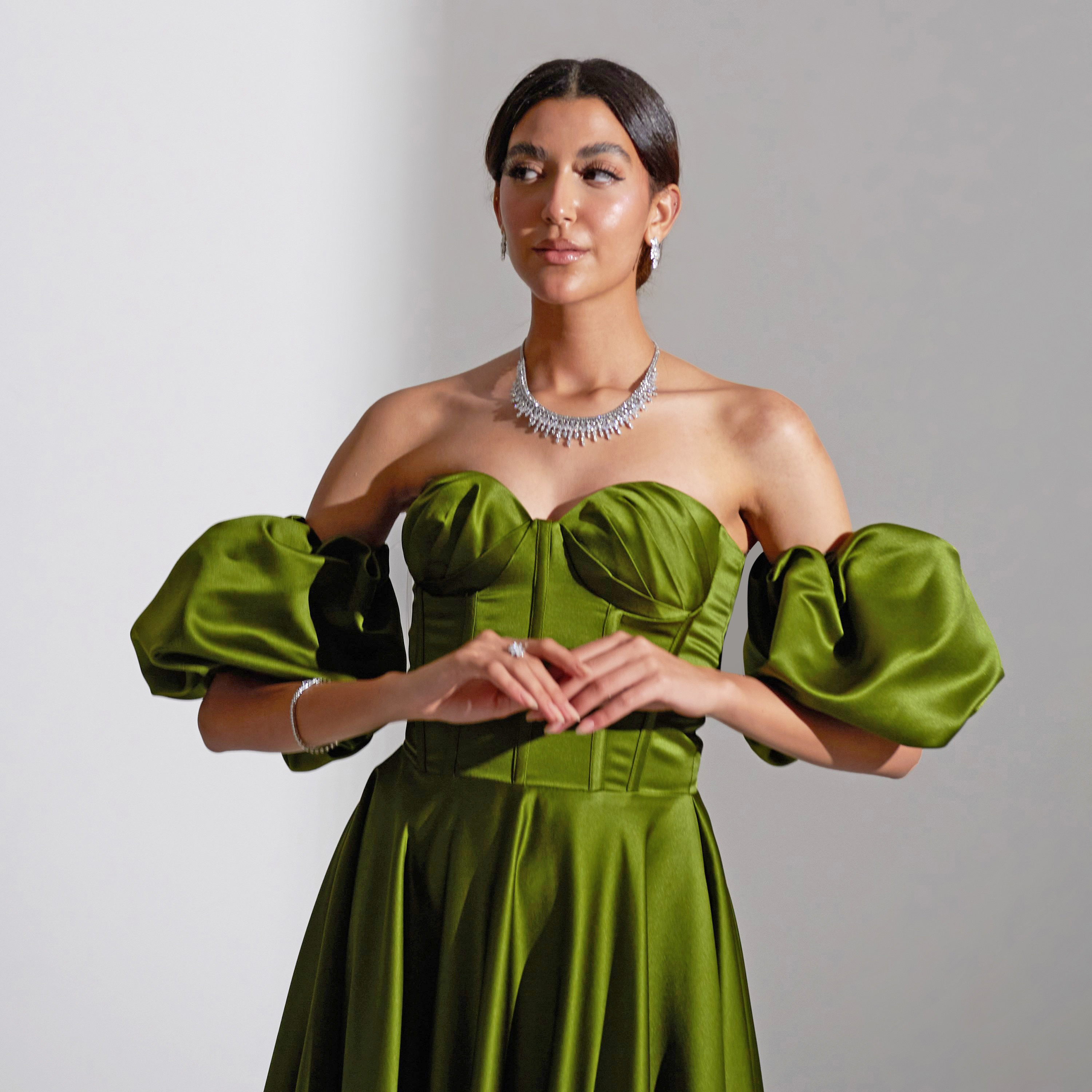 Akadia Off Shoulder Removable Sleeves Satin Evening Women's Maxi Dress-women-clothing-dresses-image-6