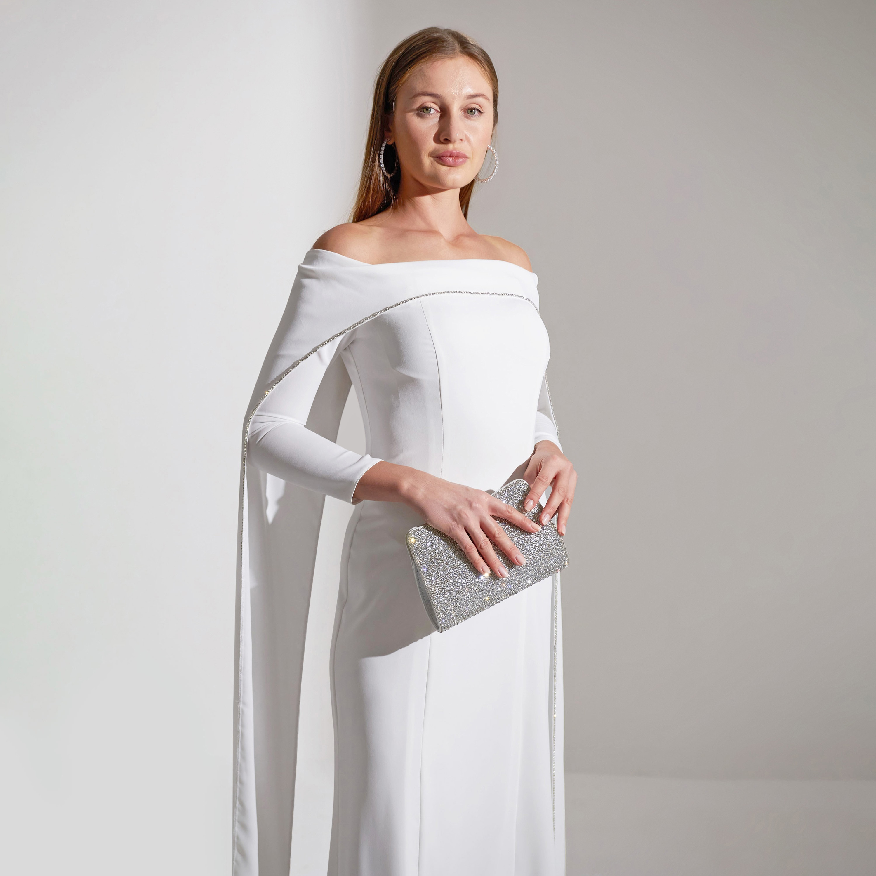 فستان ماكسي نسائي من أكاديا بأكمام الكريب ورقبة مفتوحة من الأمام ومناسب للسهرات-women-clothing-dresses-image-6