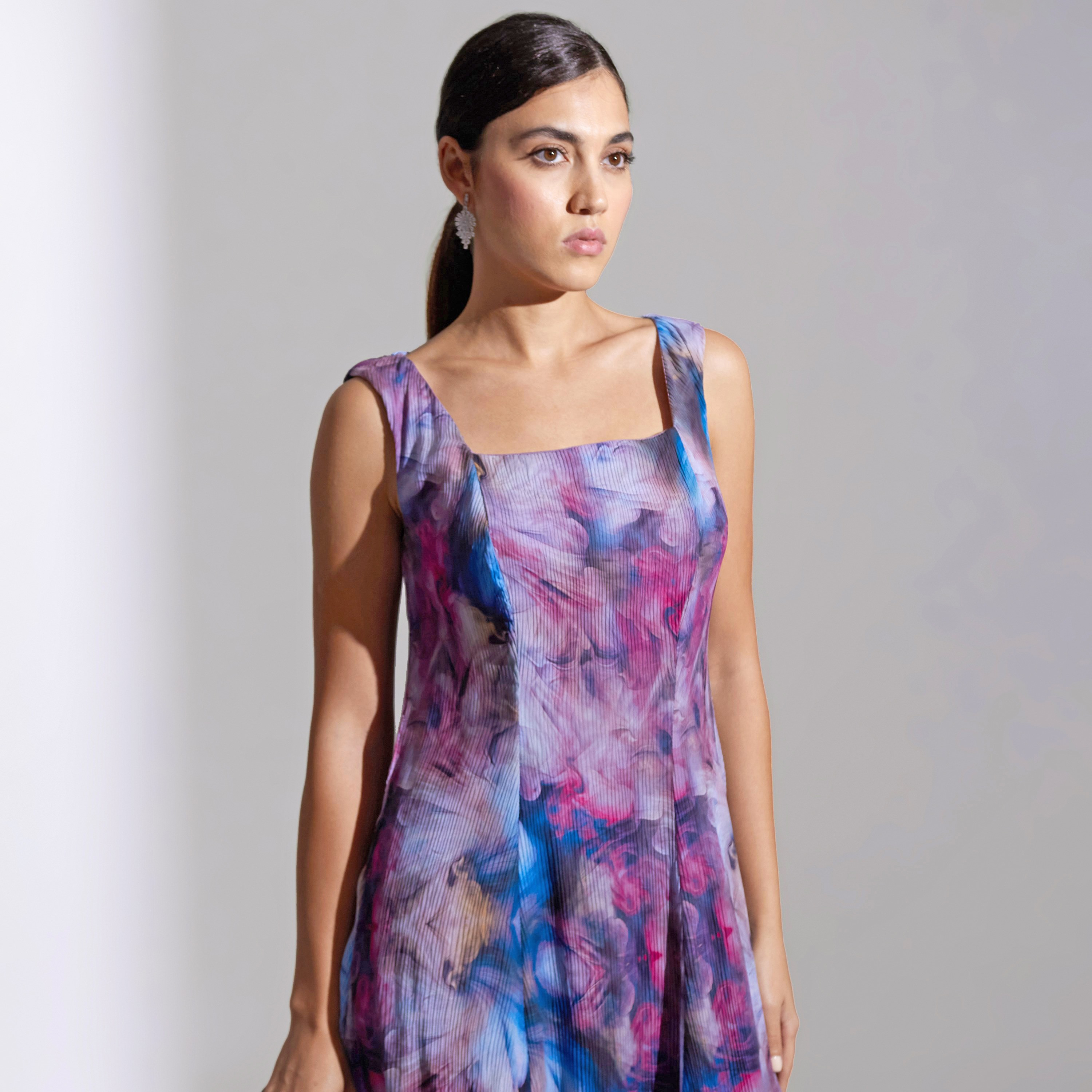 Akadia Floral Panels Chiffon Evening Women's Maxi Dress-women-clothing-dresses-image-12