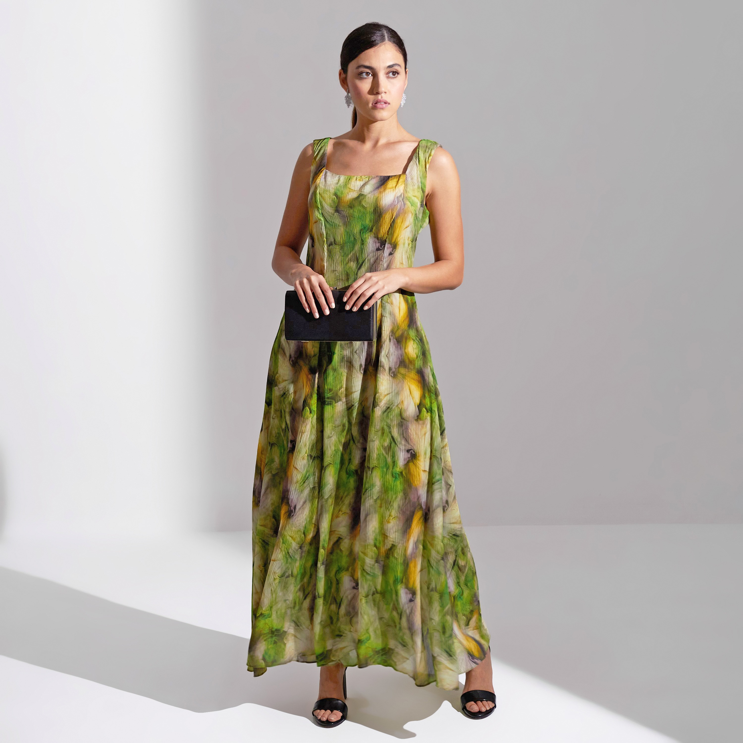 Akadia Floral Panels Chiffon Evening Women's Maxi Dress-women-clothing-dresses-image-13