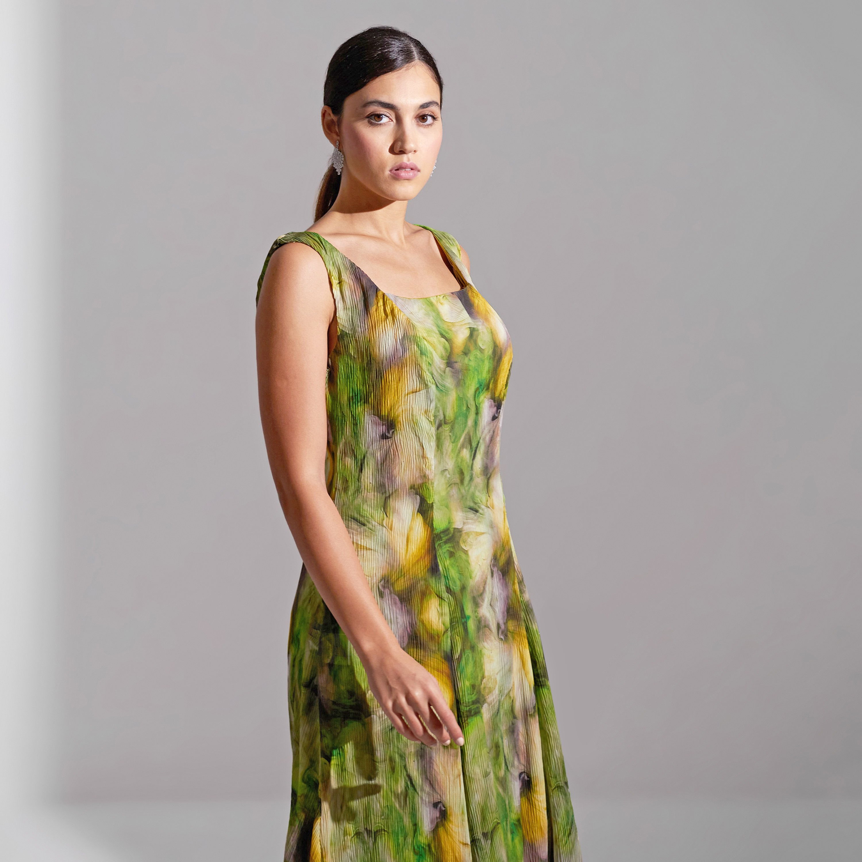 Akadia Floral Panels Chiffon Evening Women's Maxi Dress-women-clothing-dresses-image-15