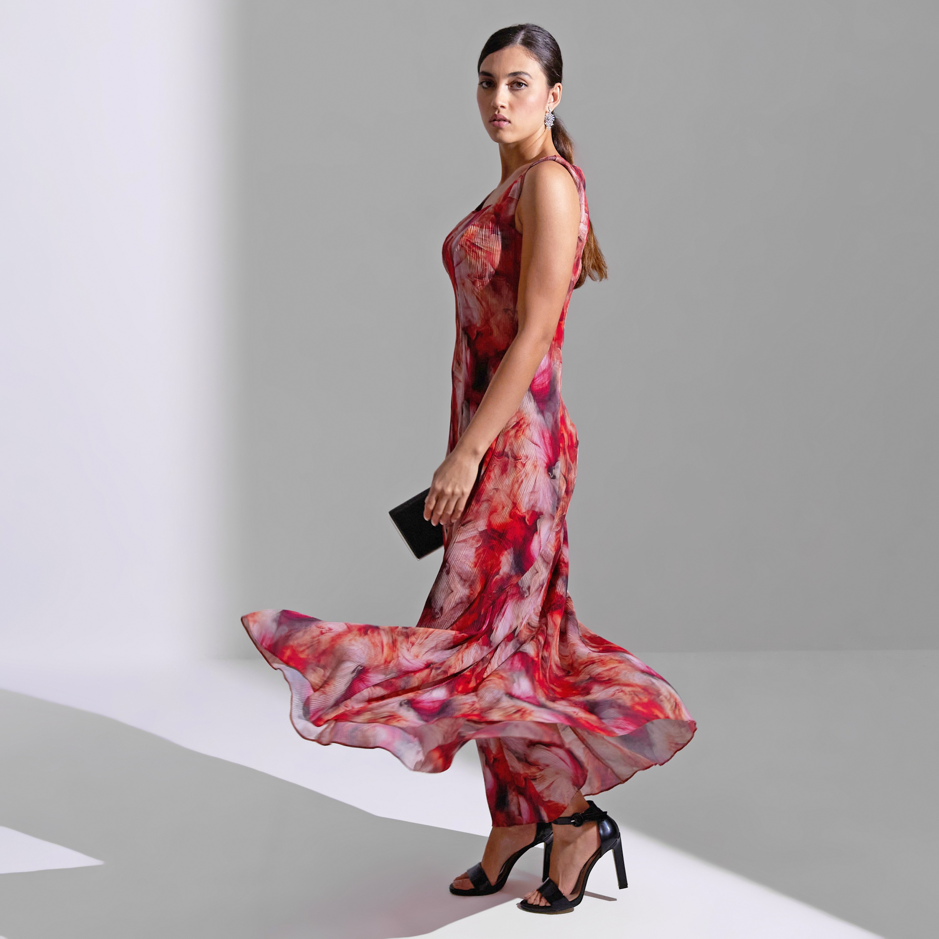 Akadia Floral Panels Chiffon Evening Women's Maxi Dress-women-clothing-dresses-image-4