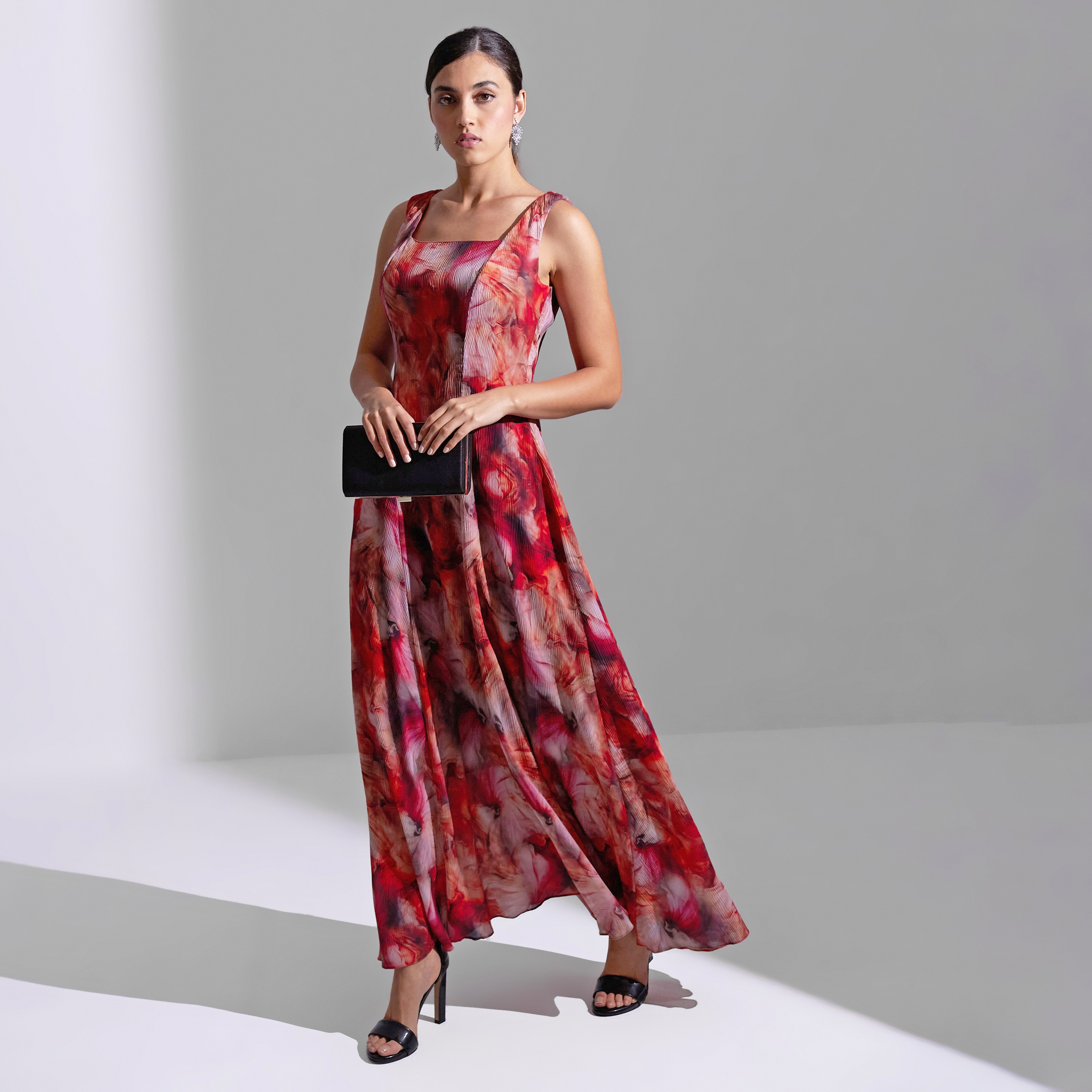 Akadia Floral Panels Chiffon Evening Women's Maxi Dress-women-clothing-dresses-image-5