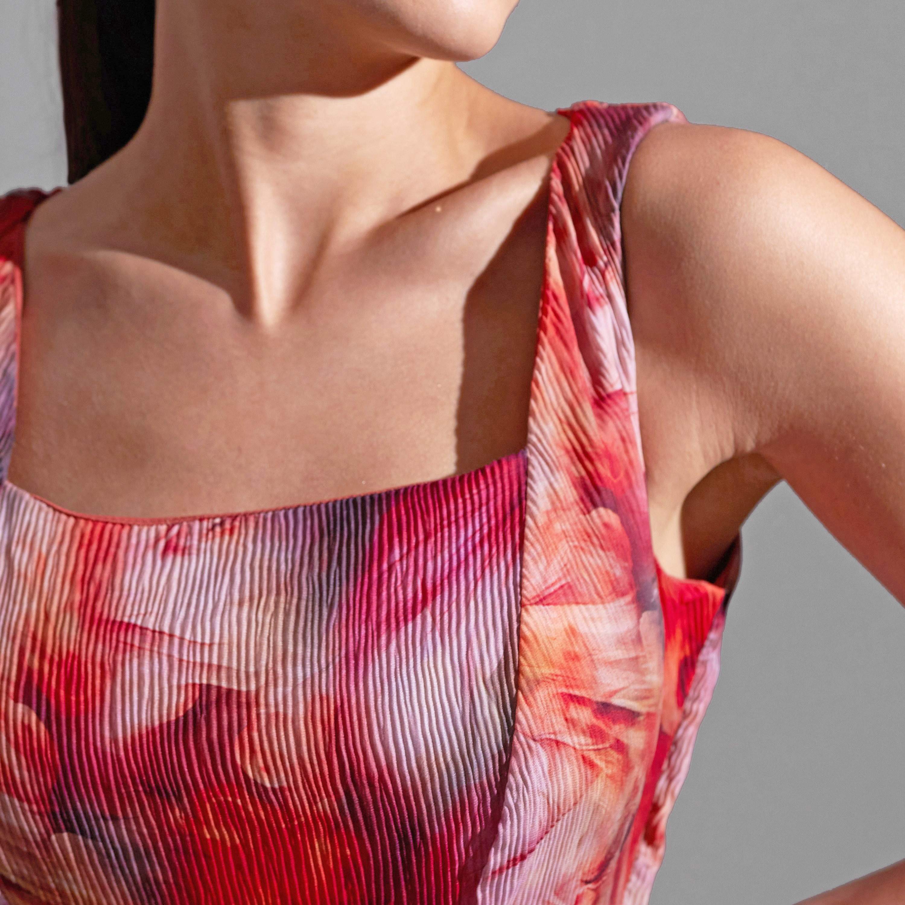 Akadia Floral Panels Chiffon Evening Women's Maxi Dress-women-clothing-dresses-image-6