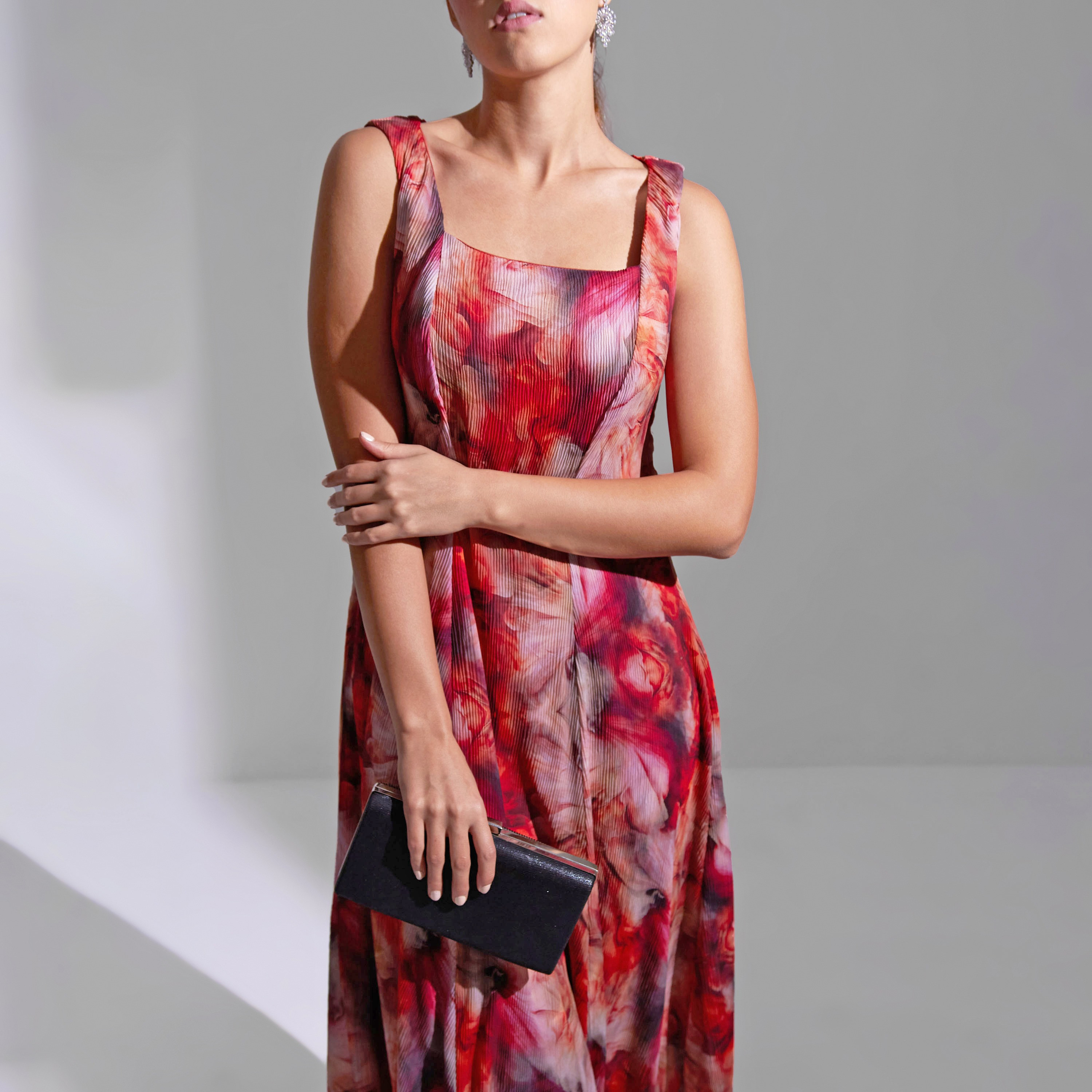 Akadia Floral Panels Chiffon Evening Women's Maxi Dress-women-clothing-dresses-image-7