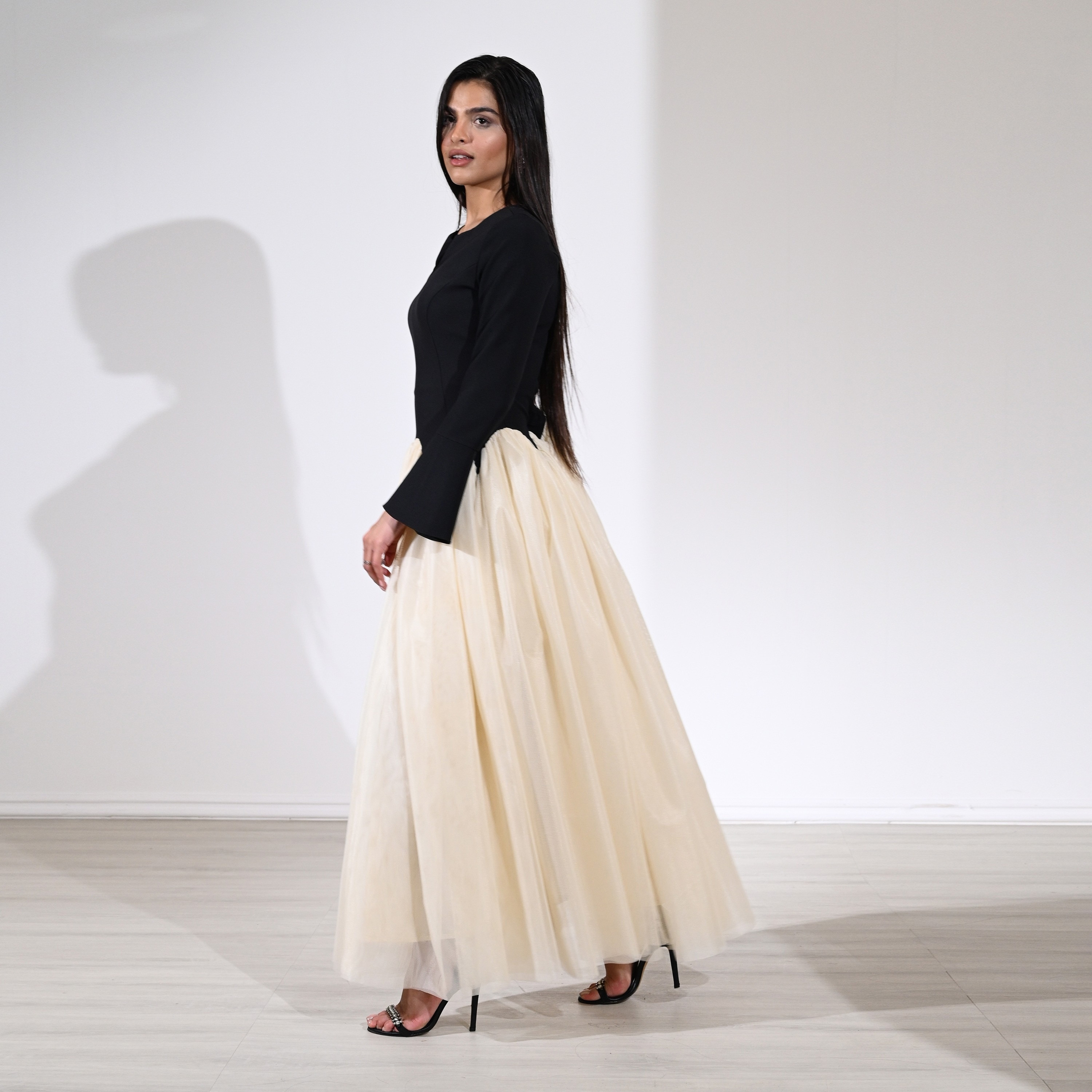 Akadia Crepe Bell Sleeves Flared Evening Women's Maxi Dress-women-clothing-dresses-image-8