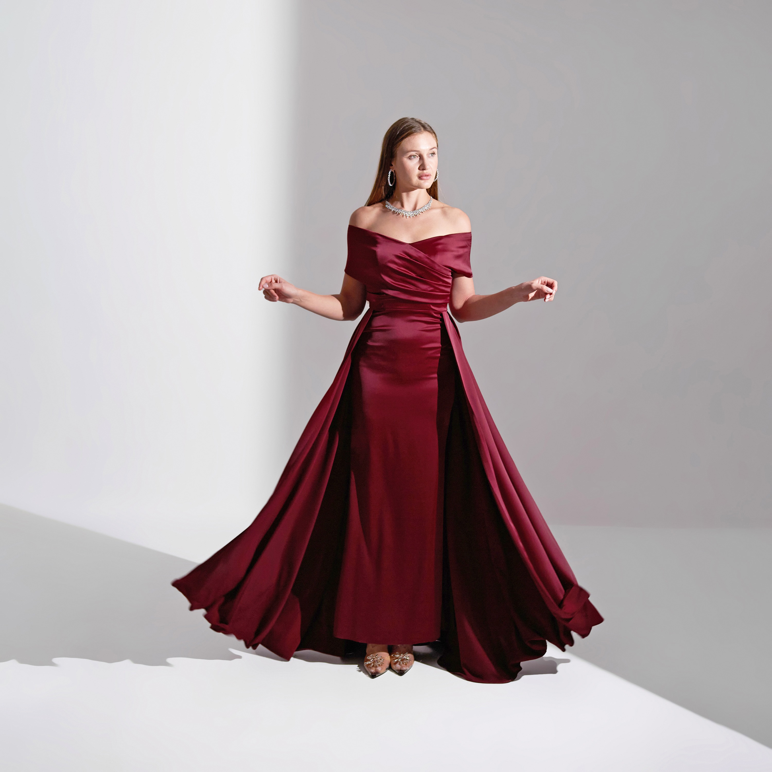 Akadia Wrap Bust Satin Evening Women's Maxi Dress-women-clothing-dresses-image-4