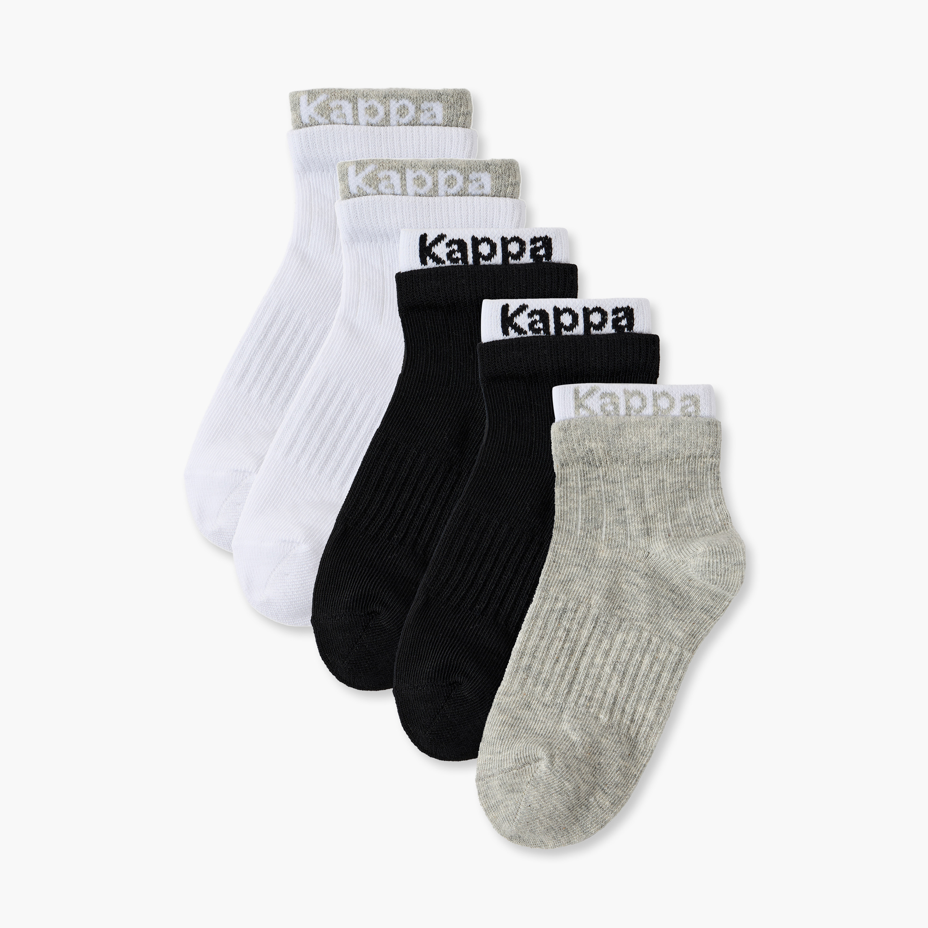Pack of 5 Kappa Boys Ankle Length Socks-boys-accessories-socks-image-1