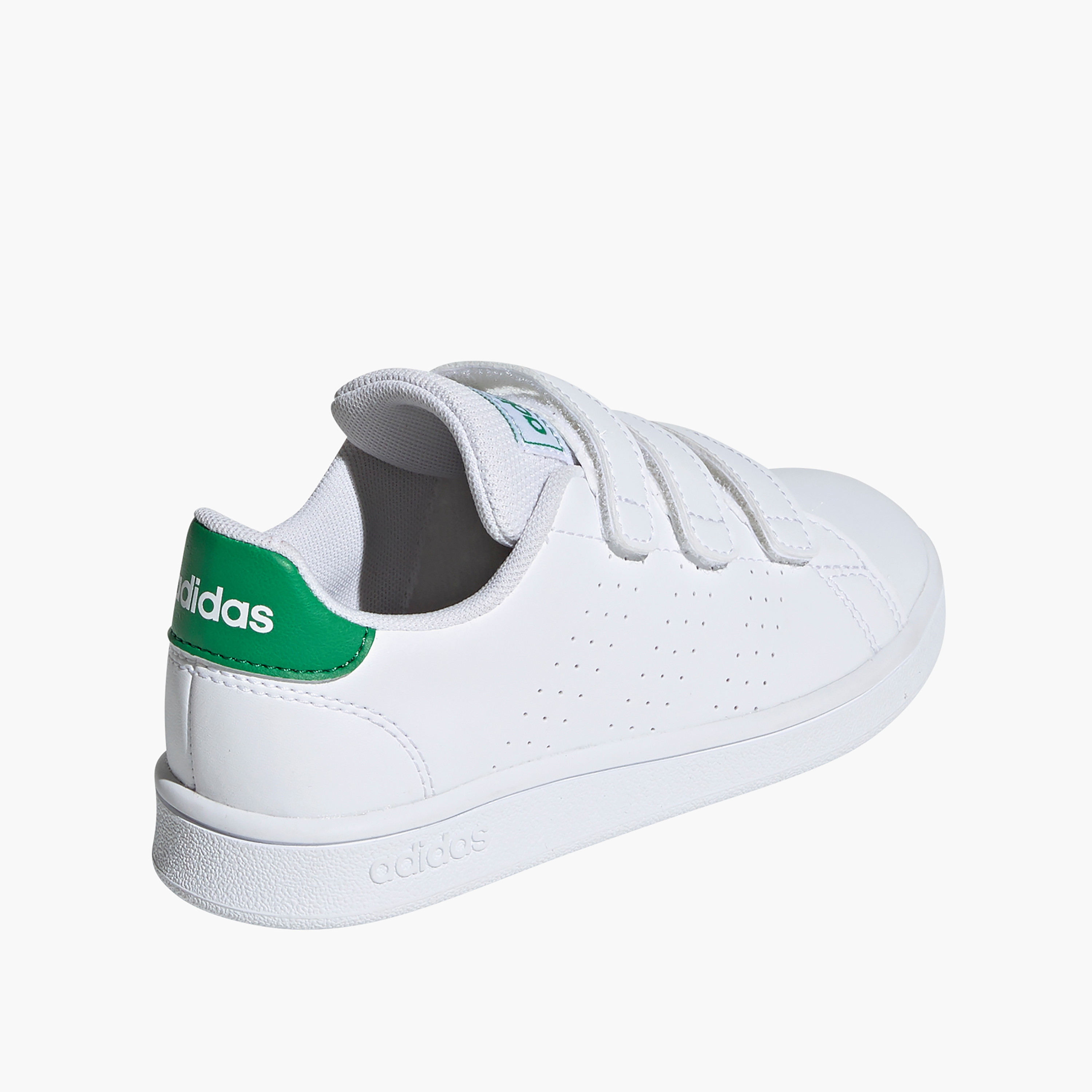 boys green adidas trainers