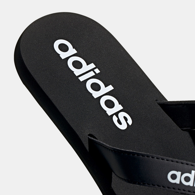 Adidas Men's Logo Print Thong Slippers - EEZAY