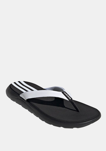 Adidas Women's Logo Print Thong Slippers - Comfort-Women%27s Flip Flops & Beach Slippers-image-0