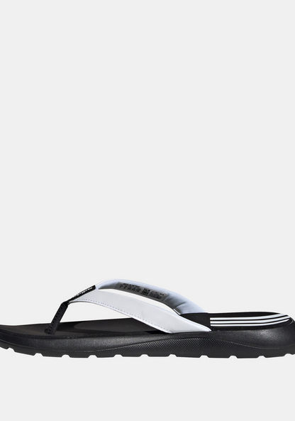 Adidas Women's Logo Print Thong Slippers - Comfort-Women%27s Flip Flops & Beach Slippers-image-4