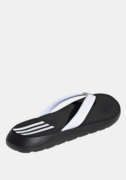 Adidas Women's Logo Print Thong Slippers - Comfort-Women%27s Flip Flops & Beach Slippers-image-5