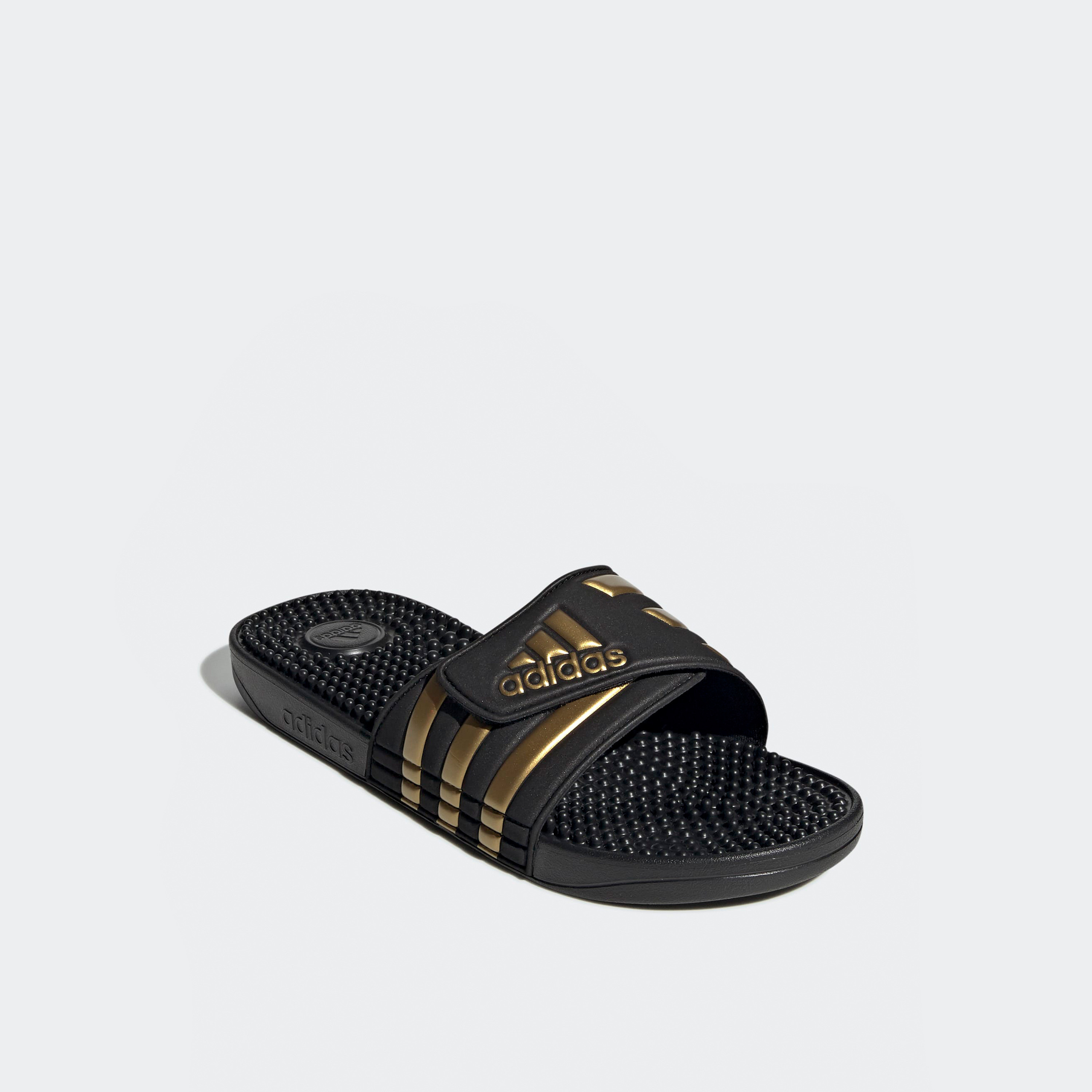 Adidas Men Adissage Logo Embossed Slides-sports-men-shoes-image-1