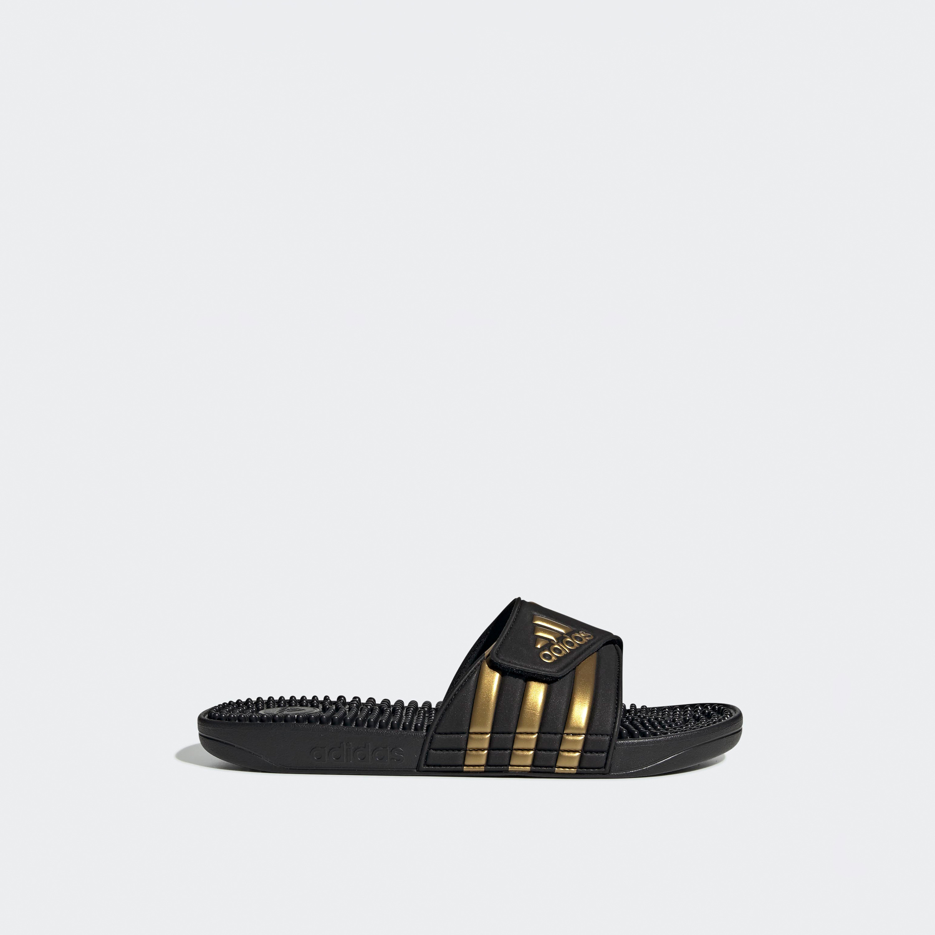 Adidas Men Adissage Logo Embossed Slides-sports-men-shoes-image-2
