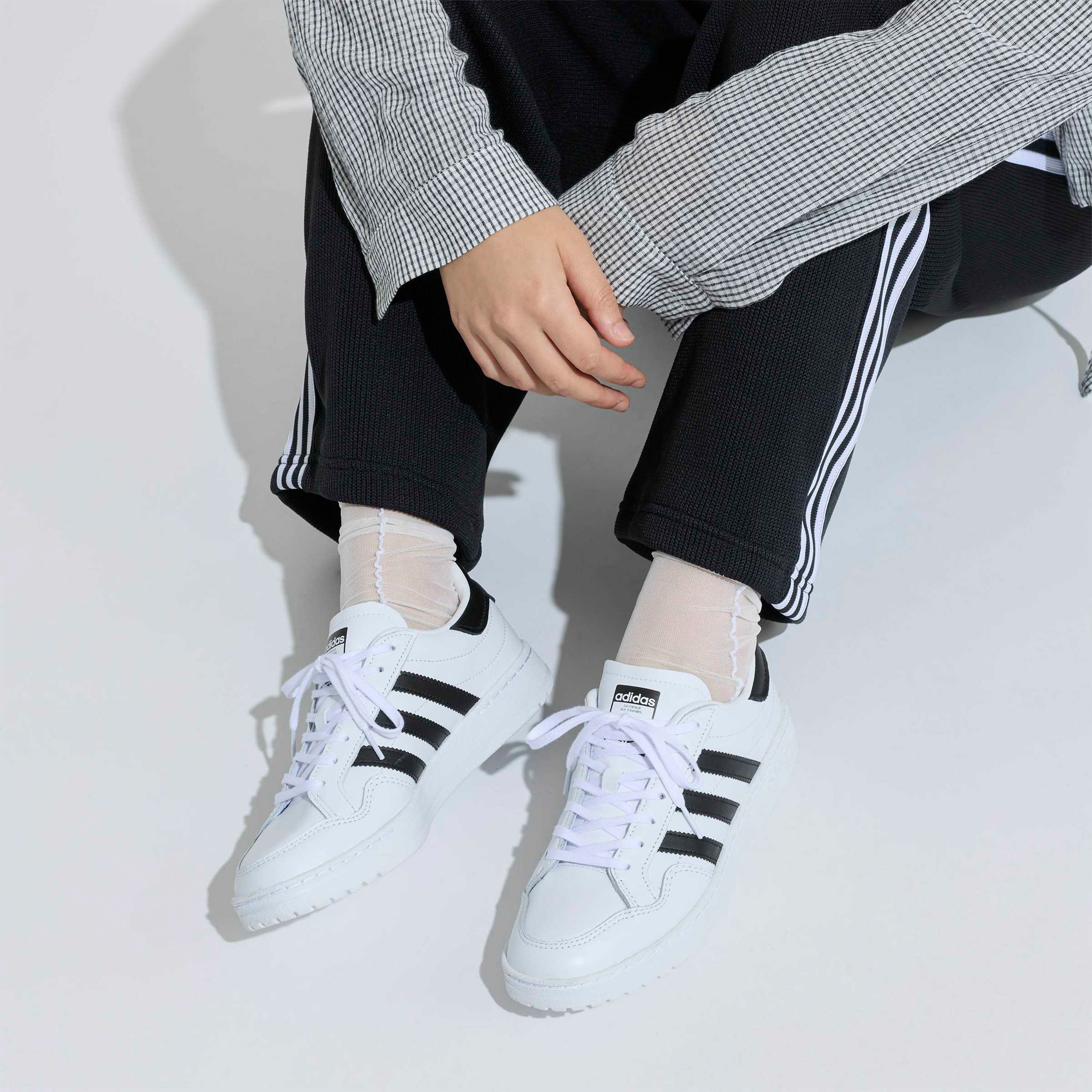 حذاء سنيكرز للكاحل برباط تيم كورت للرجال من أديداس-sports-men-shoes-image-10