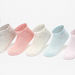 Textured Ankle Length Socks with Bow Detail - Set of 5-Girl%27s Socks & Tights-thumbnail-1