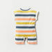 Juniors Striped Romper with Round Neck and Button Closure-Rompers%2C Dungarees and Jumpsuits-thumbnail-3