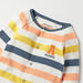 Juniors Striped Closed Feet Sleepsuit with Long Sleeves and Button Closure-Sleepsuits-thumbnail-1