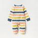 Juniors Striped Closed Feet Sleepsuit with Long Sleeves and Button Closure-Sleepsuits-thumbnail-3