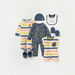 Juniors Striped Closed Feet Sleepsuit with Long Sleeves and Button Closure-Sleepsuits-thumbnail-4