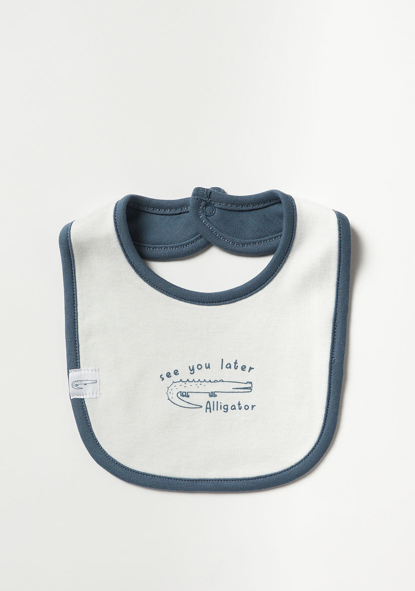 Juniors Printed Bib with Snap Button Closure-Bibs and Burp Cloths-image-0
