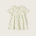 Juniors Pear Print Dress with Round Neck and Short Sleeves-Dresses%2C Gowns and Frocks-thumbnail-0