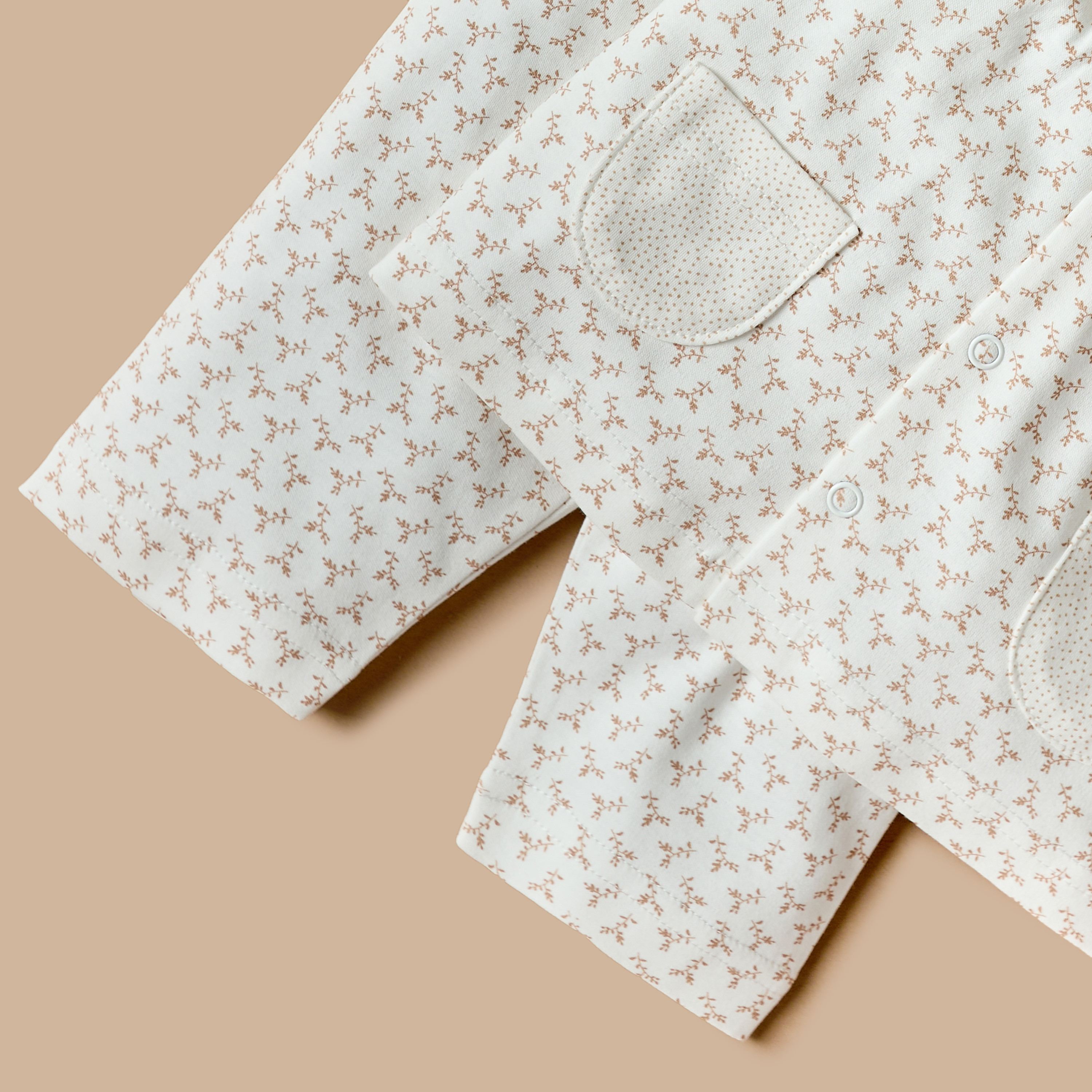 طقم بنطلون بيجاما بخصر مطاطي وقميص بأكمام طويلة وطبعات زهرية من جيجلز-baby-girls-clothing-nightwear-pyjamasets-image-5