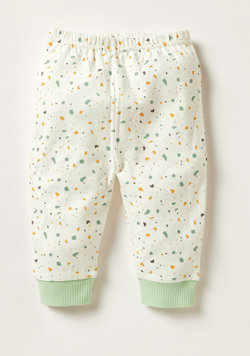 Juniors Printed Long Sleeve Top and Pyjama Set-Pyjama Sets-image-3