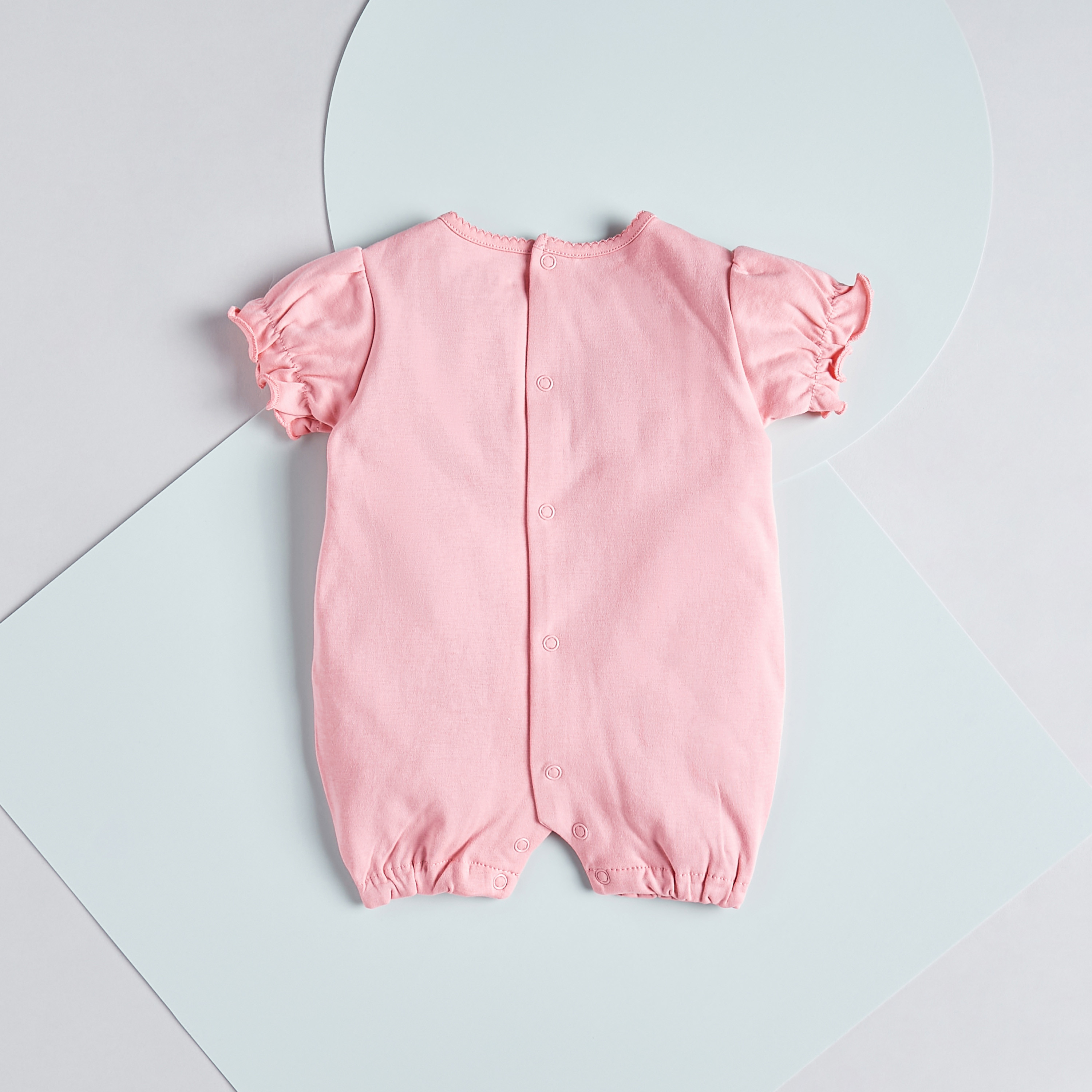 أفرول بأكمام منفوخة وتزيينات أزهار من جونيورز-baby-girls-clothing-rompers-image-3