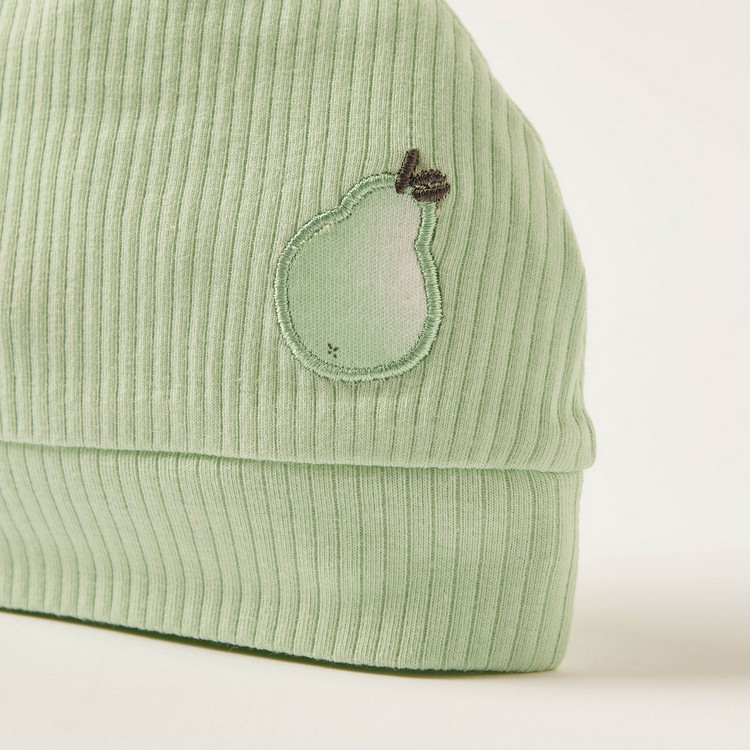 Juniors Textured Cap with Knot Detail