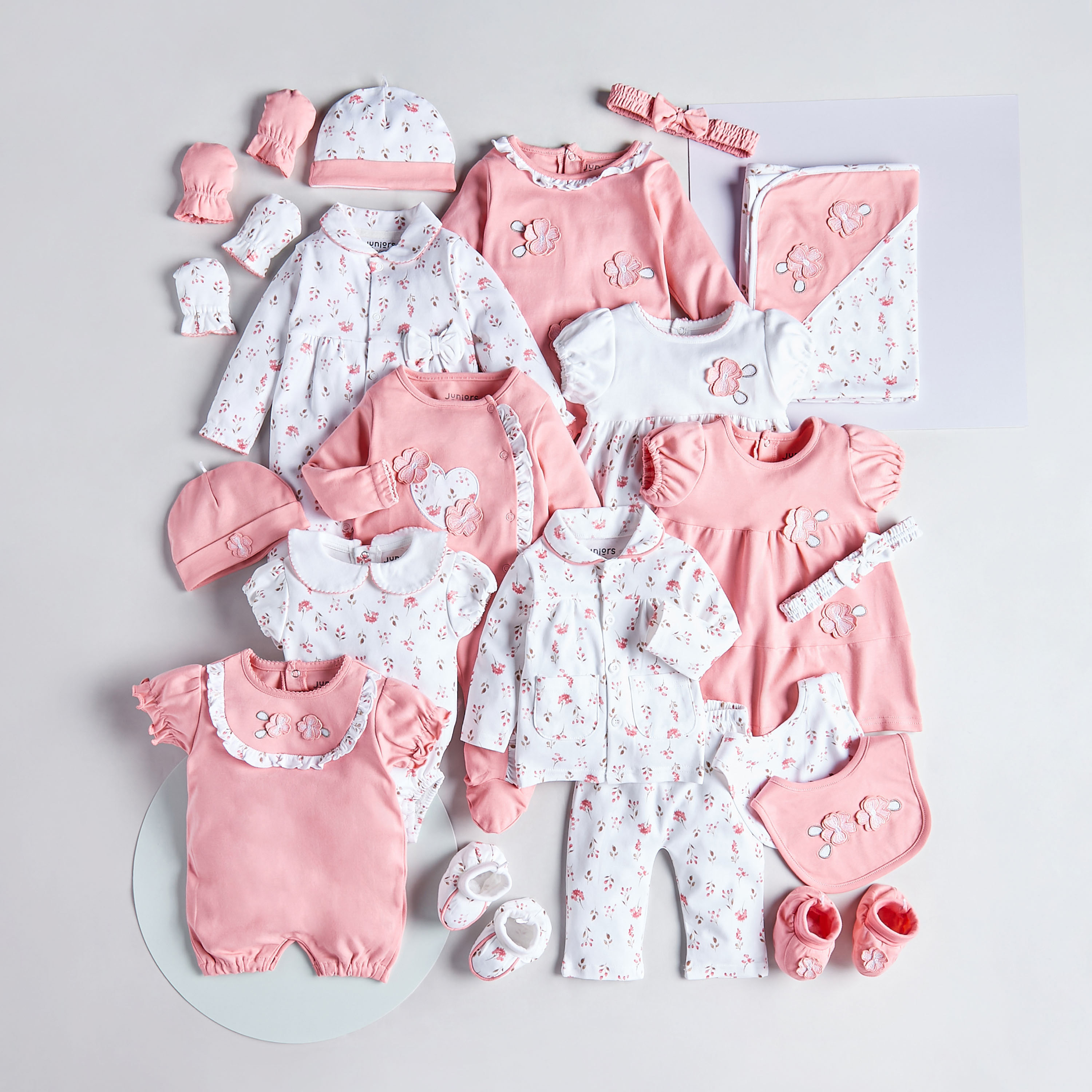 Juniors Floral Applique Cotton Dress with Puff Sleeves-baby-girls-clothing-dressesandjumpsuits-image-5