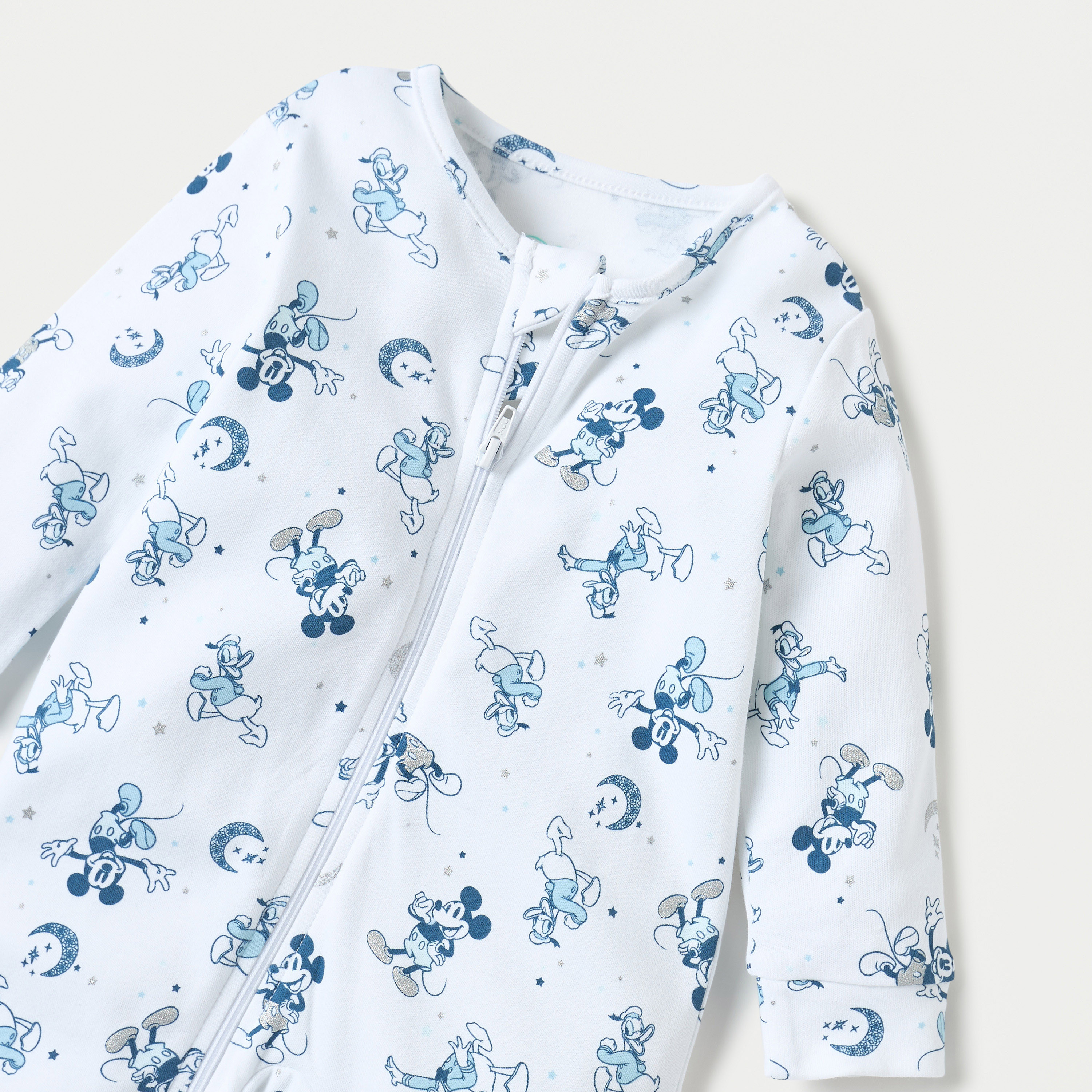 بدلة نوم مغلقة القدمين بسحاب إغلاق وطبعات من ديزني-baby-boys-clothing-nightwear-sleepsuits-image-2