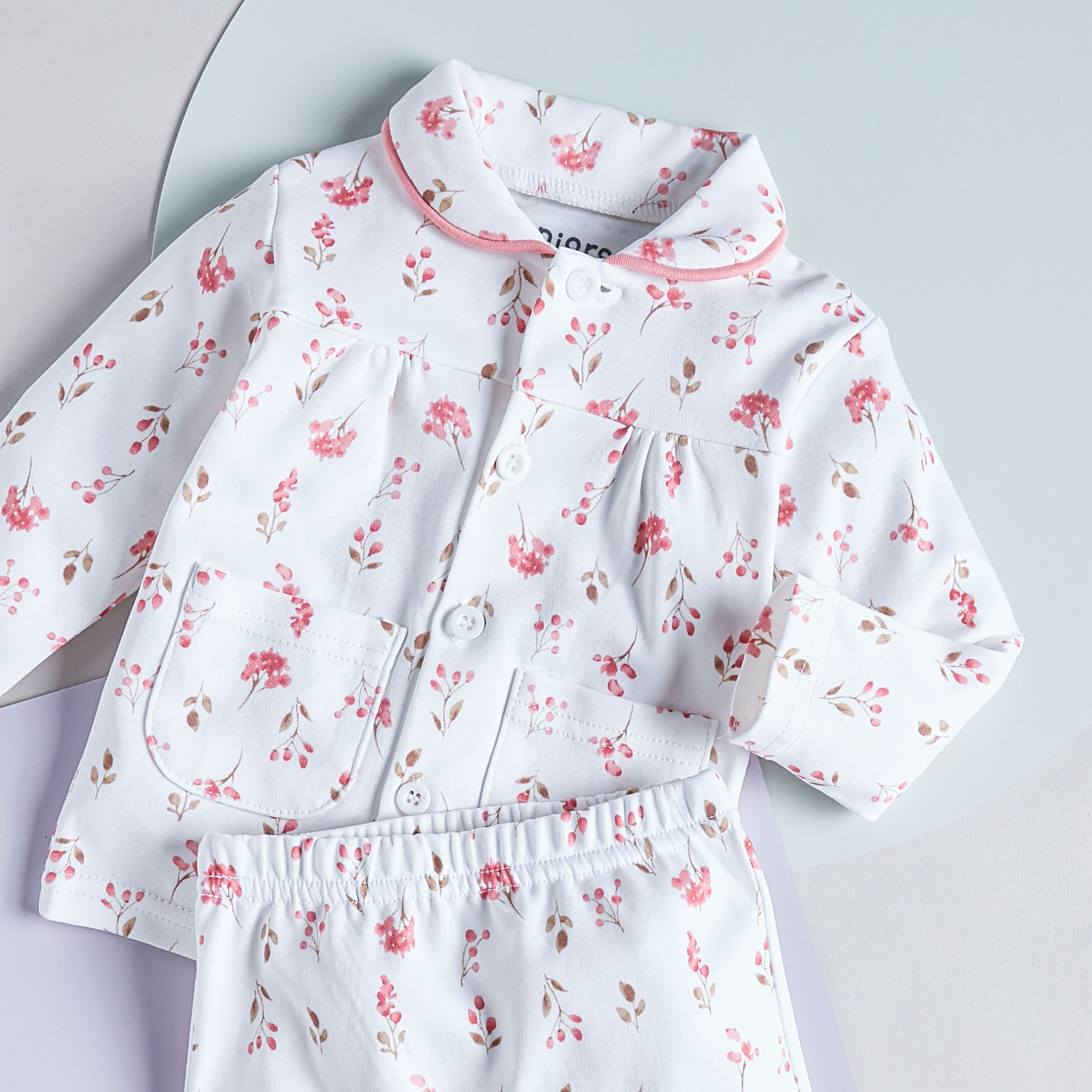 طقم بنطلون بيجاما وقميص بطبعات أزهار من جونيورز-baby-girls-clothing-nightwear-pyjamasets-image-5