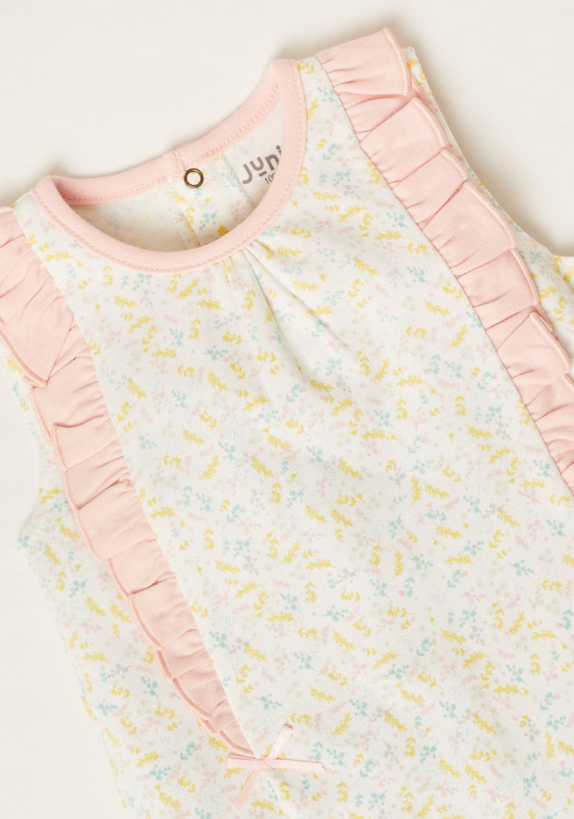 Juniors All-Over Printed Sleeveless Romper with Frill Detail-Rompers%2C Dungarees and Jumpsuits-image-1
