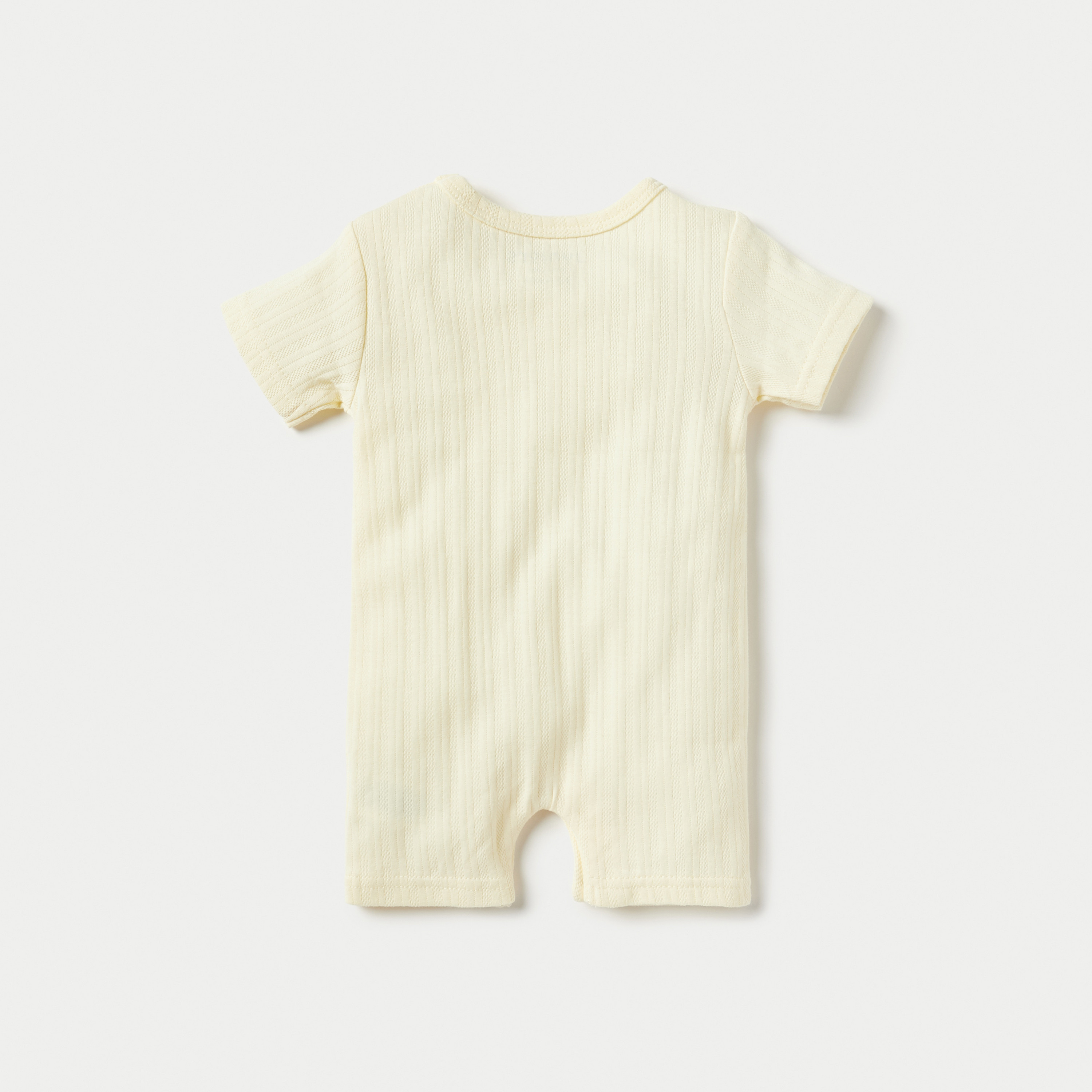 أفرول مضلع بياقة مستديرة وأكمام قصيرة من جونيورز-baby-boys-clothing-rompers-image-2